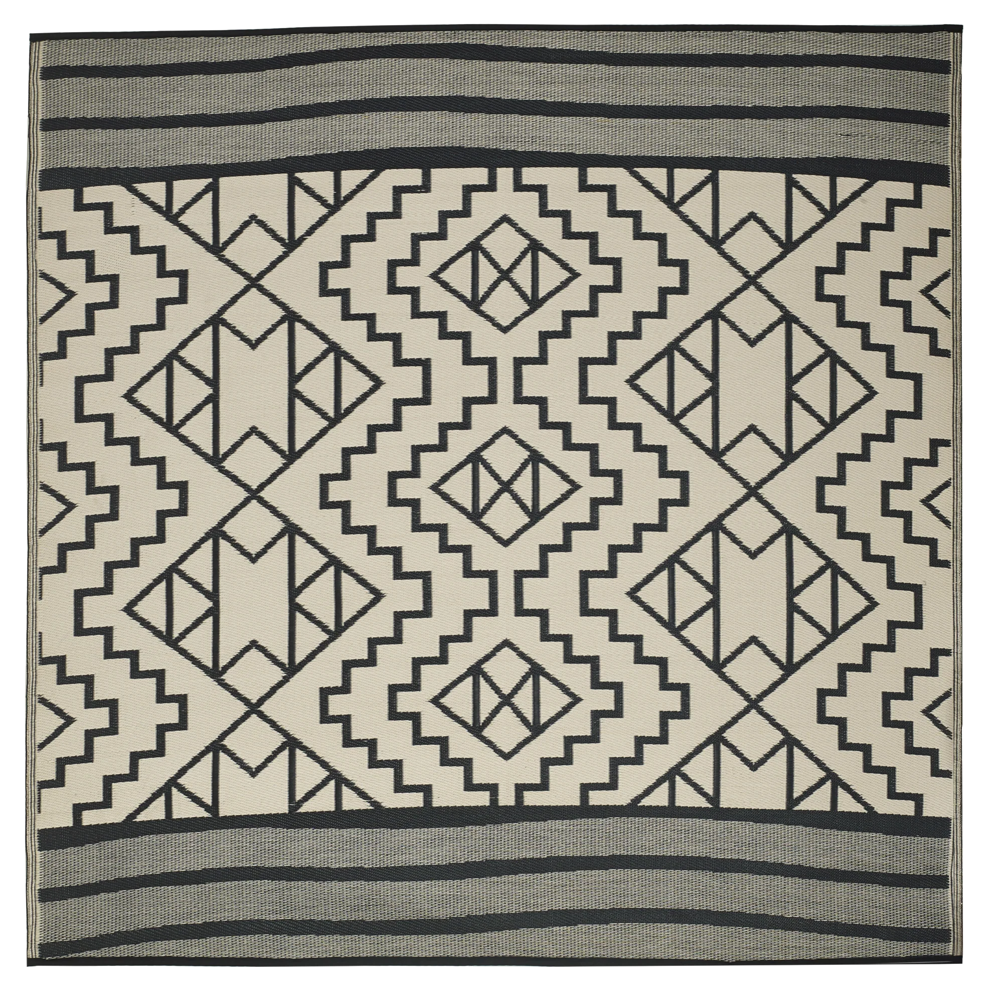 Kilimanjaro - Black Outdoor Rug for Patio FINAL SALE - Image 8