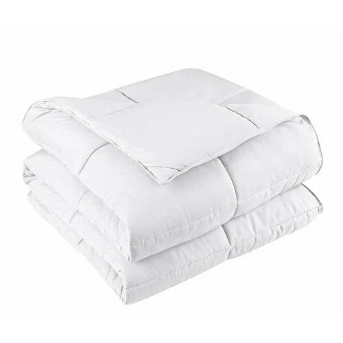 King/Cal King Traditional Microfiber Reversible 3 Piece Comforter Set in White - Image 4