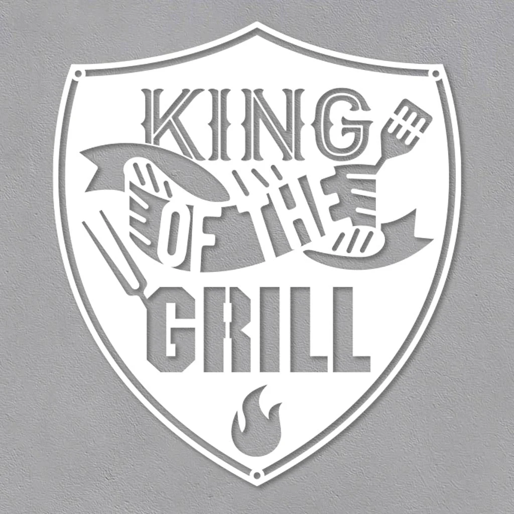 King of the Grill in Shield Sign - Image 2
