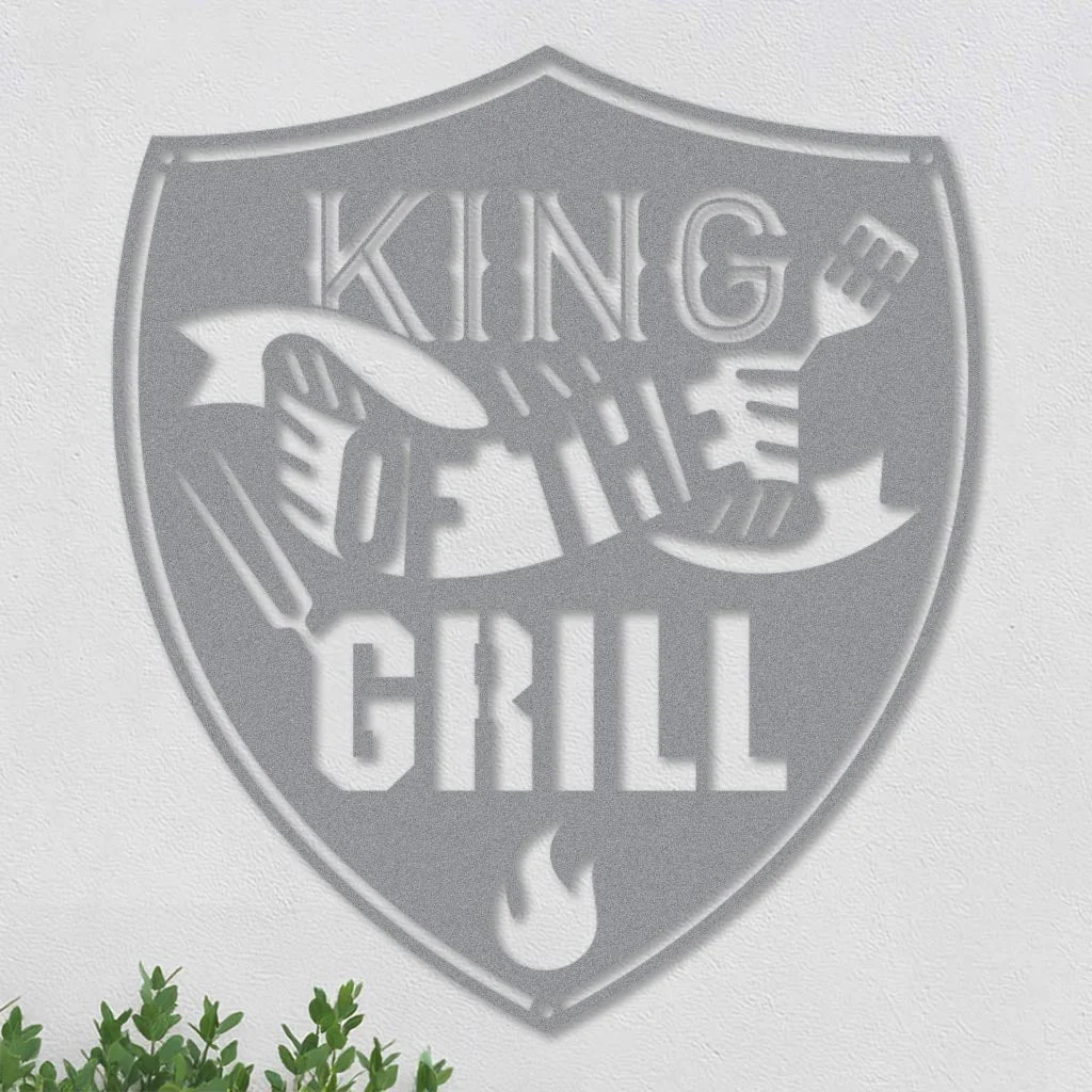 King of the Grill in Shield Sign - Image 7