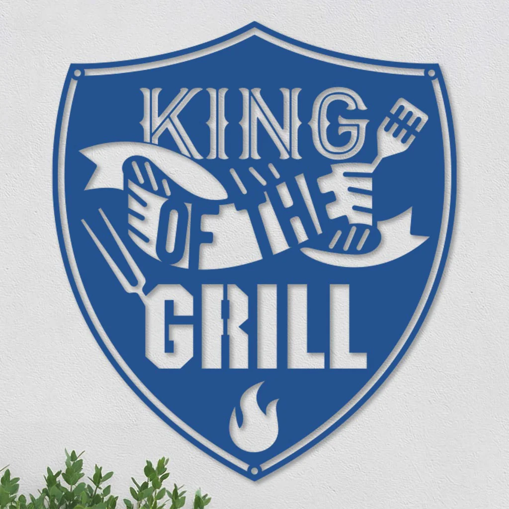 King of the Grill in Shield Sign - Image 8