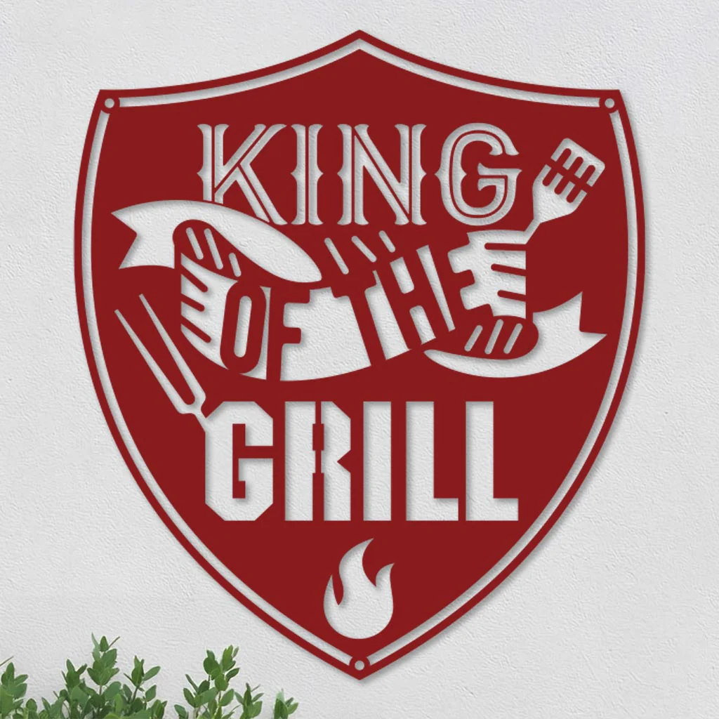 King of the Grill in Shield Sign - Image 9