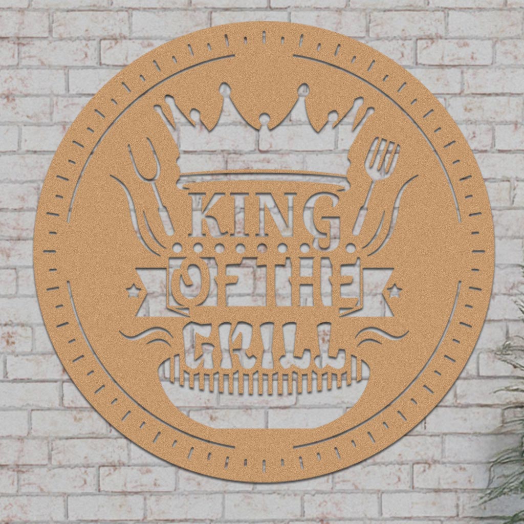 King of the Grill Sign - Image 3