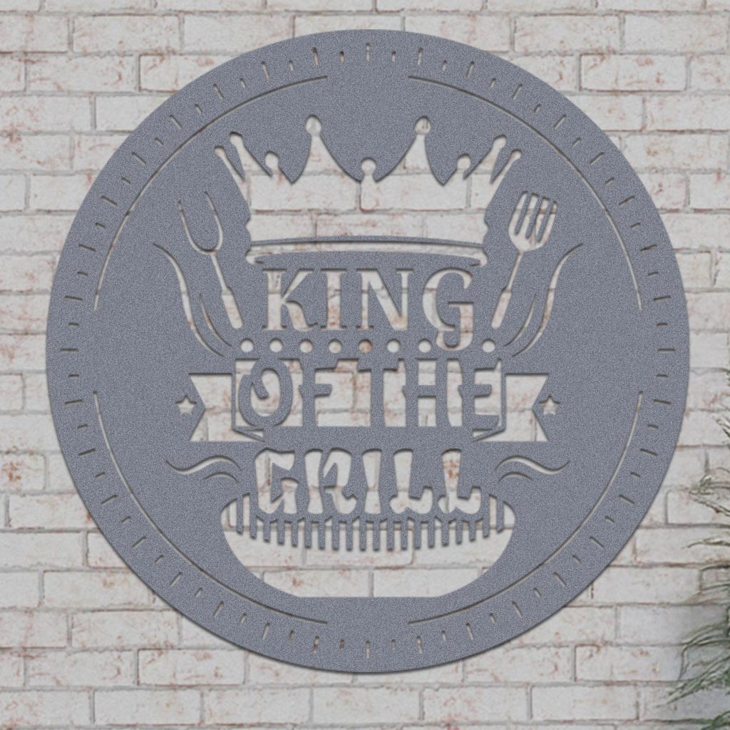 King of the Grill Sign - Image 6