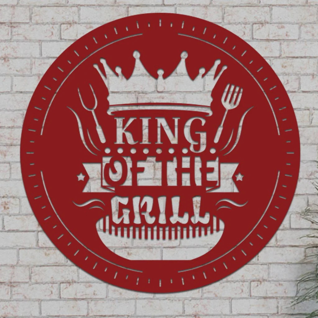 King of the Grill Sign - Image 8