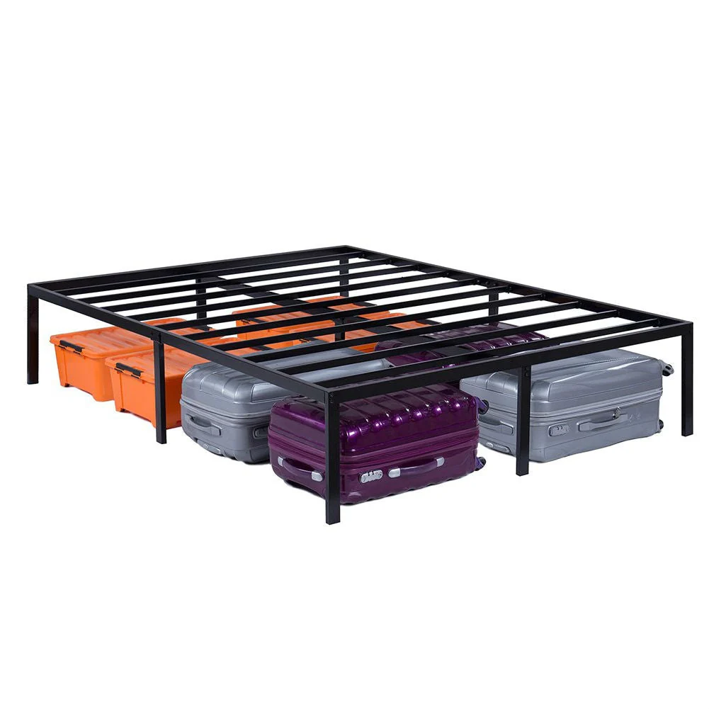 King size 16-inch High Heavy Duty Metal Platform Bed Frame - Image 4