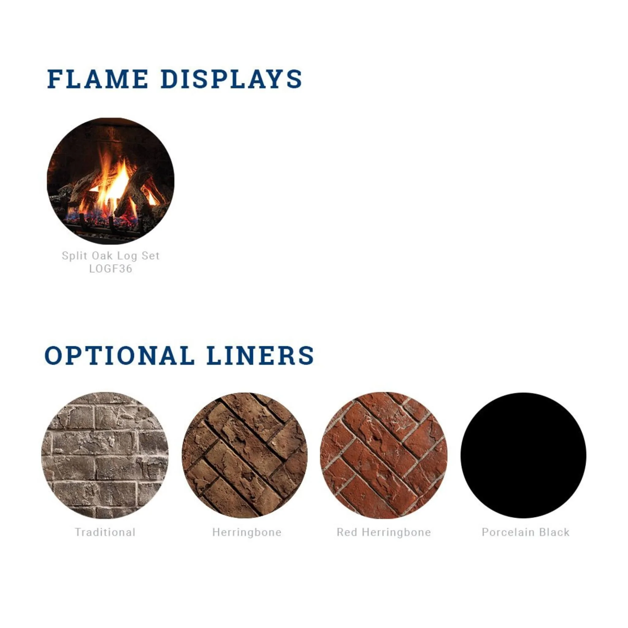 Kingsman 47" Zero Clearance 40K BTU Direct Vent Fireplace (SAK87421) - Image 4