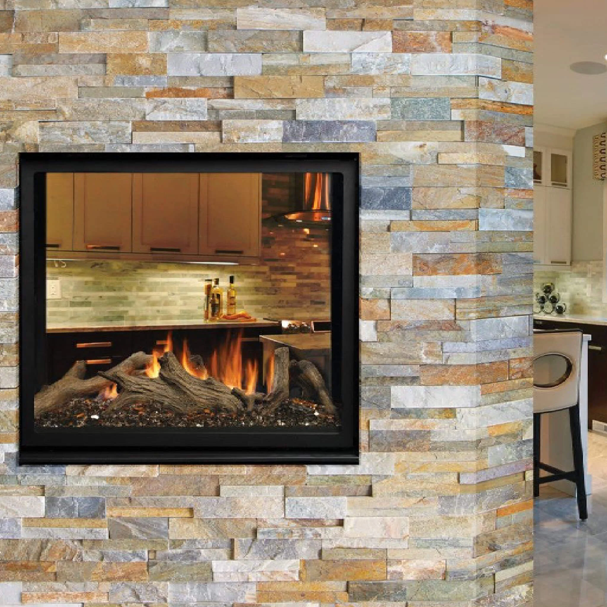 Kingsman Bentley ST 43" Zero Clearance Direct Vent Fireplace (SAK41689) - Image 3