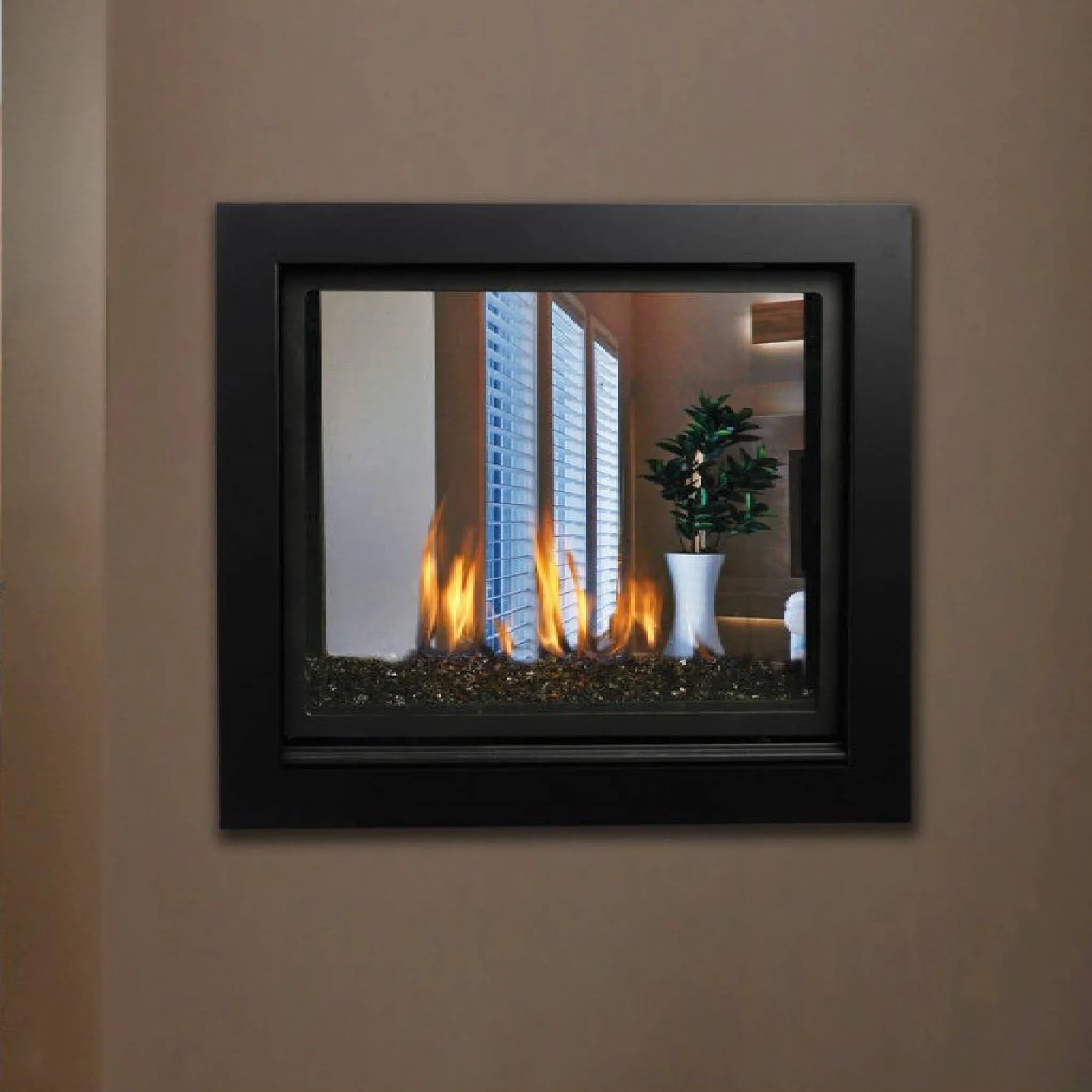 Kingsman Bentley ST 43" Zero Clearance Direct Vent Fireplace (SAK41689) - Image 5