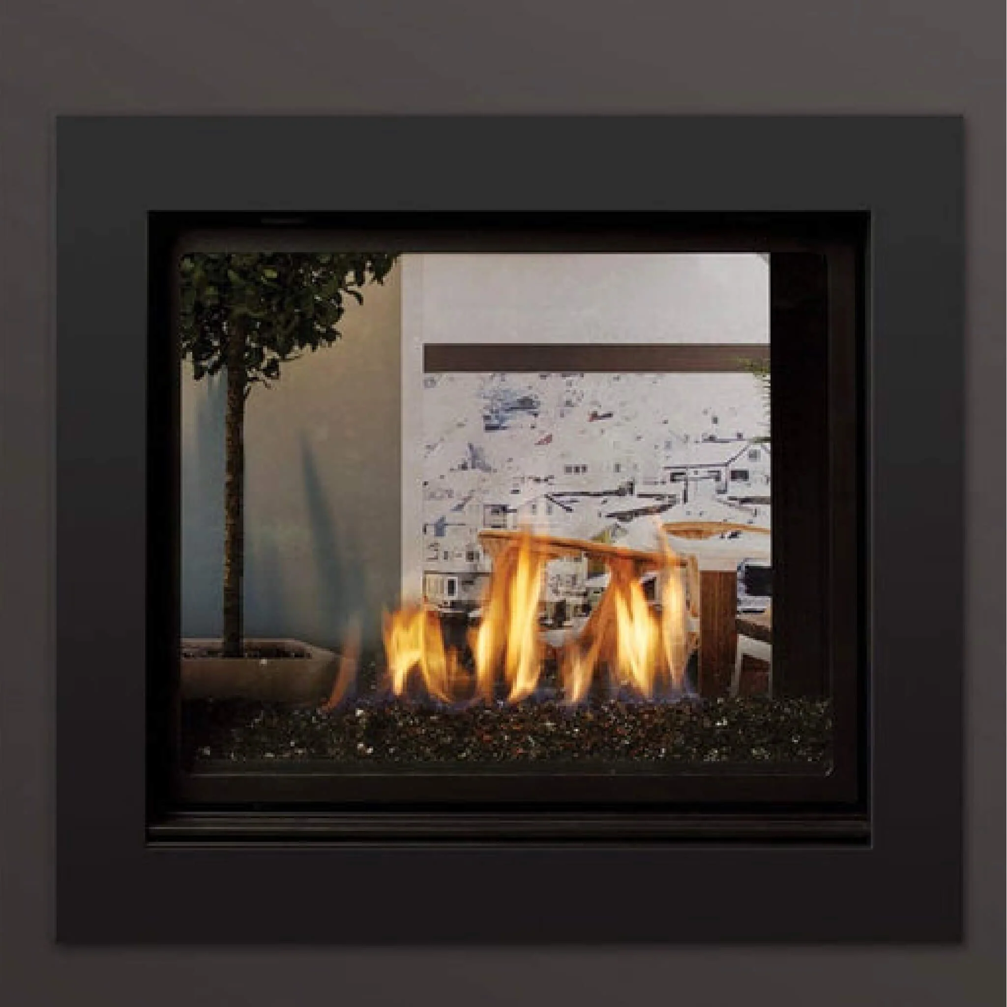 Kingsman Bentley ST 43" Zero Clearance Direct Vent Fireplace (SAK41689) - Image 6