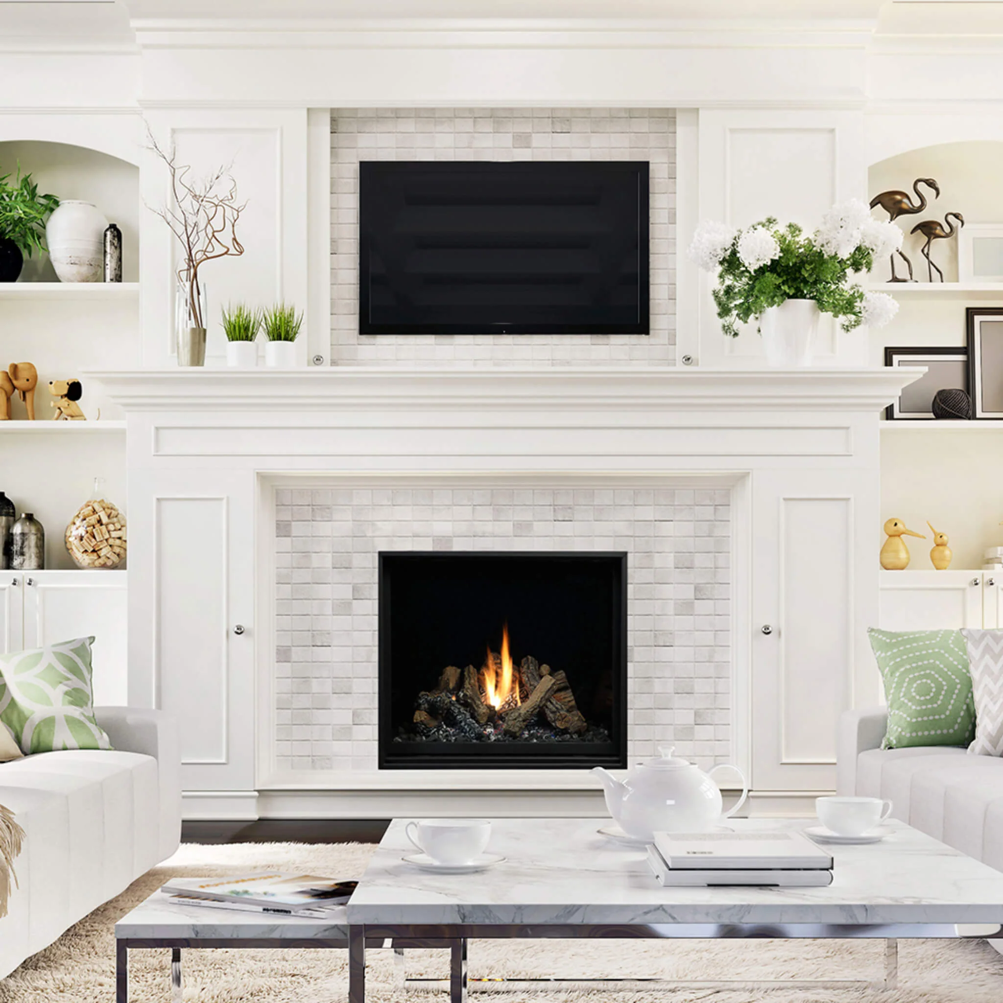 Kingsman ZCV 34" Zero Clearance Direct Vent Fireplace [ZCV34] (SAK65739) - Image 3