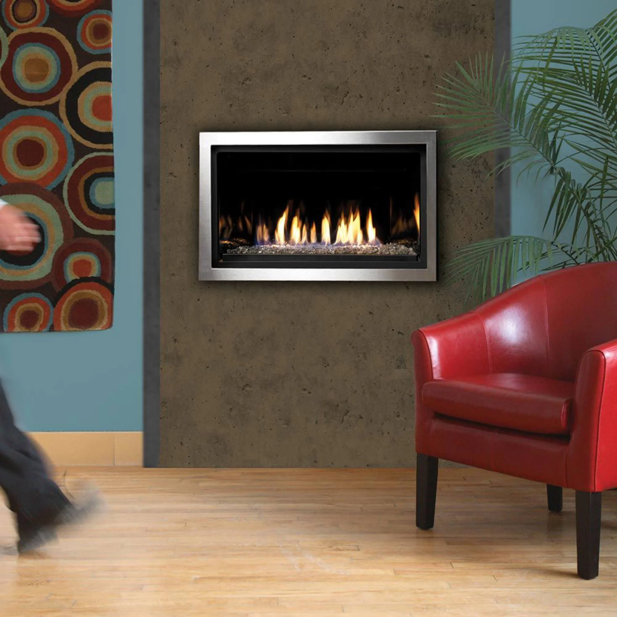 Kingsman ZCV 36" Linear Zero Clearance Direct Vent Fireplace [ZCVRB3622] (SAK81924) - Image 7
