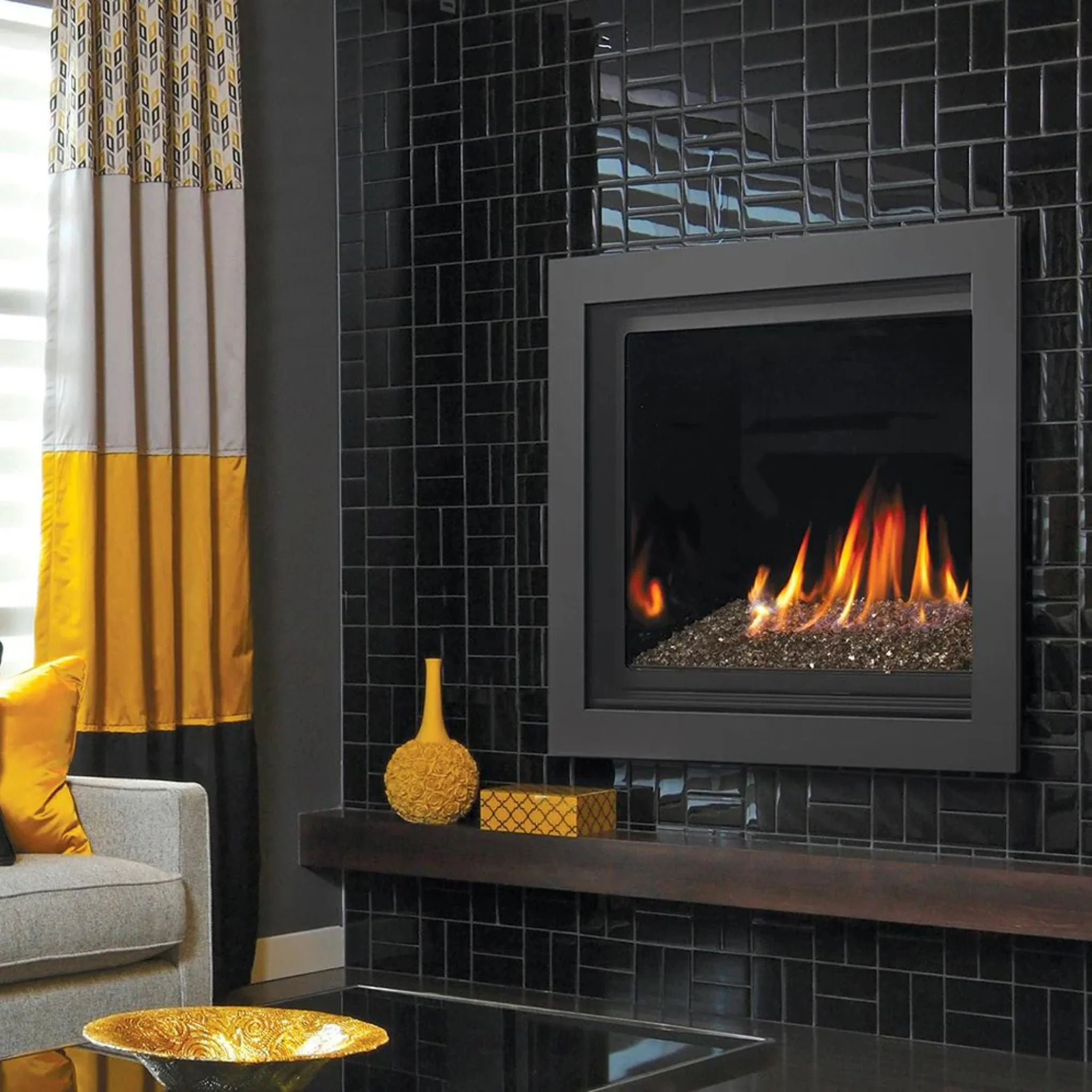 Kingsman ZCV Premium 39" Zero Clearance Direct Vent Fireplace (SAK58392) - Image 5