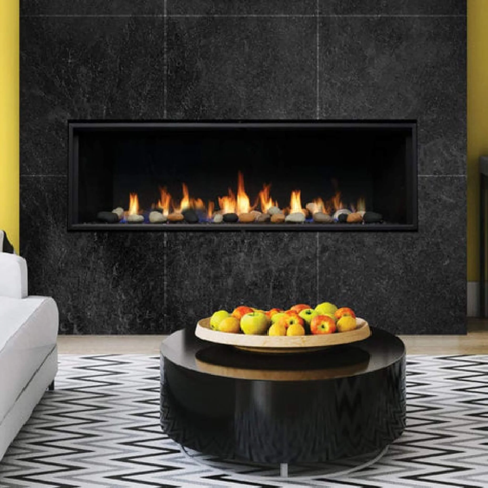 Kingsman ZCVRB 47" Linear Zero Clearance Tempered Glass Direct Vent Fireplace (SAK23415) - Image 5