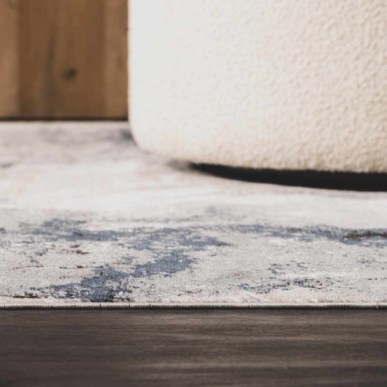 Kirkland Dark Blue Marble Rug - Image 11