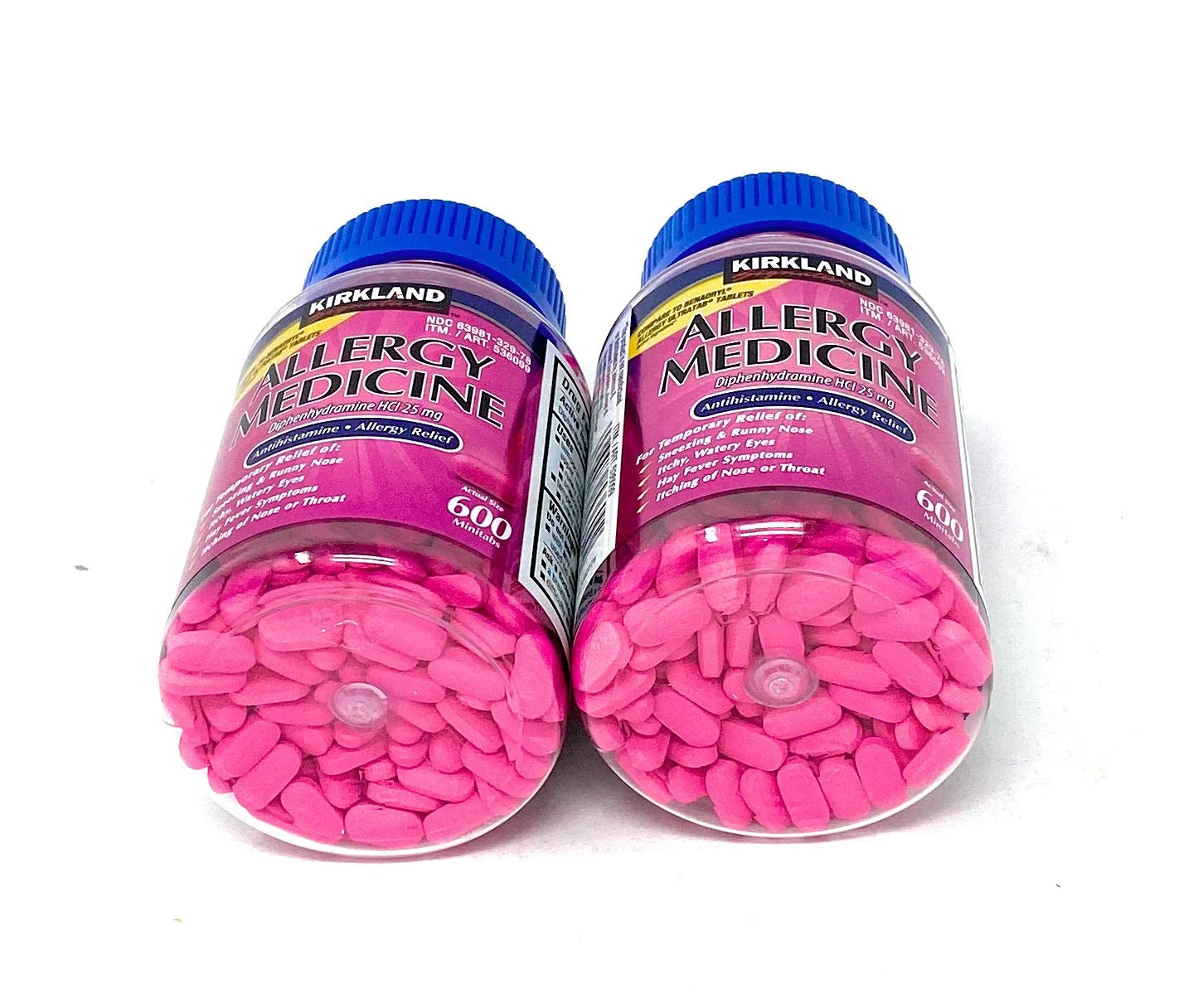 Kirkland Signature Allergy Medicine Diphenhydramine 25 Mg 600 Count (Pack of 2) - Image 5
