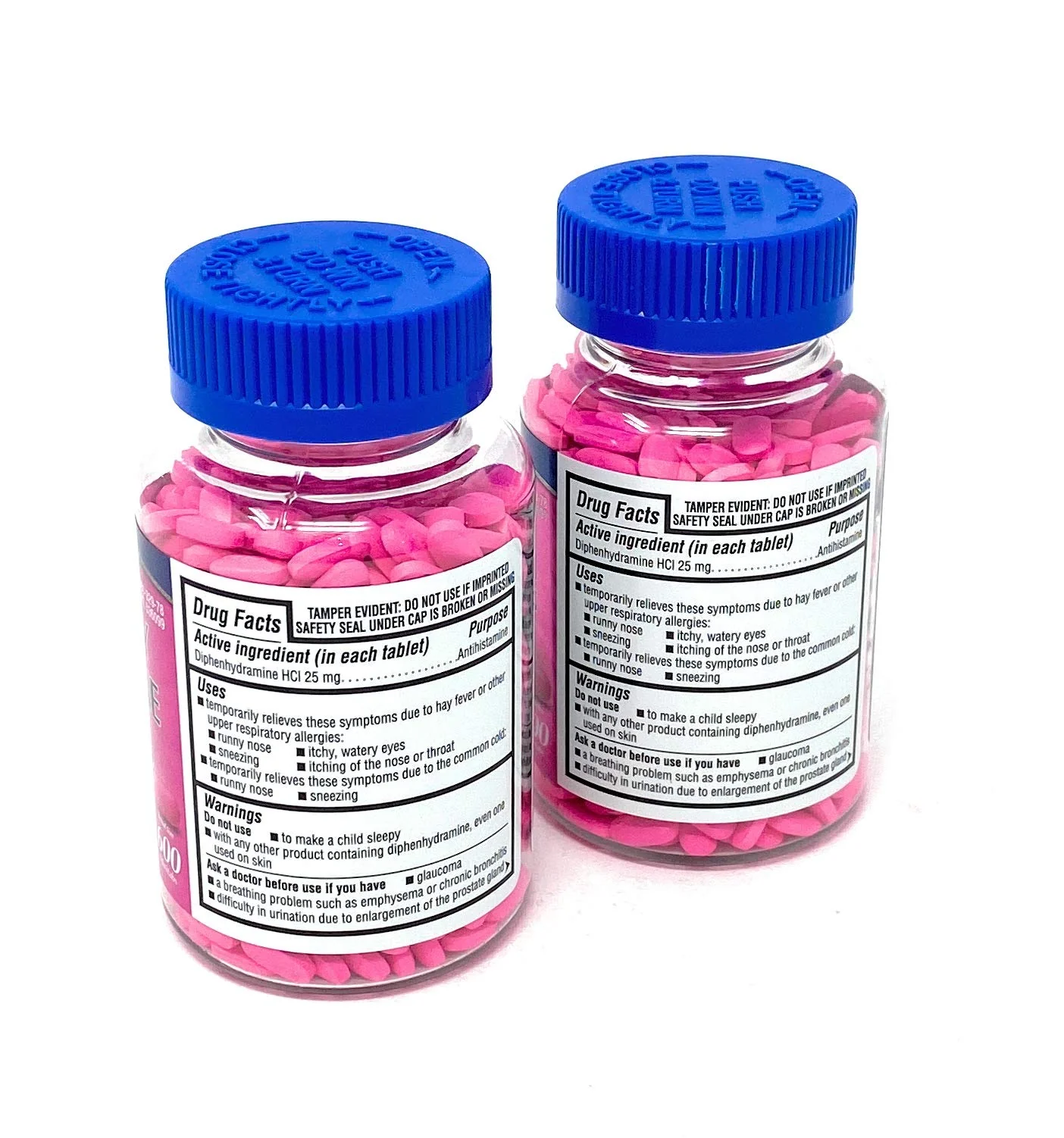 Kirkland Signature Allergy Medicine Diphenhydramine 25 Mg 600 Count (Pack of 2) - Image 8