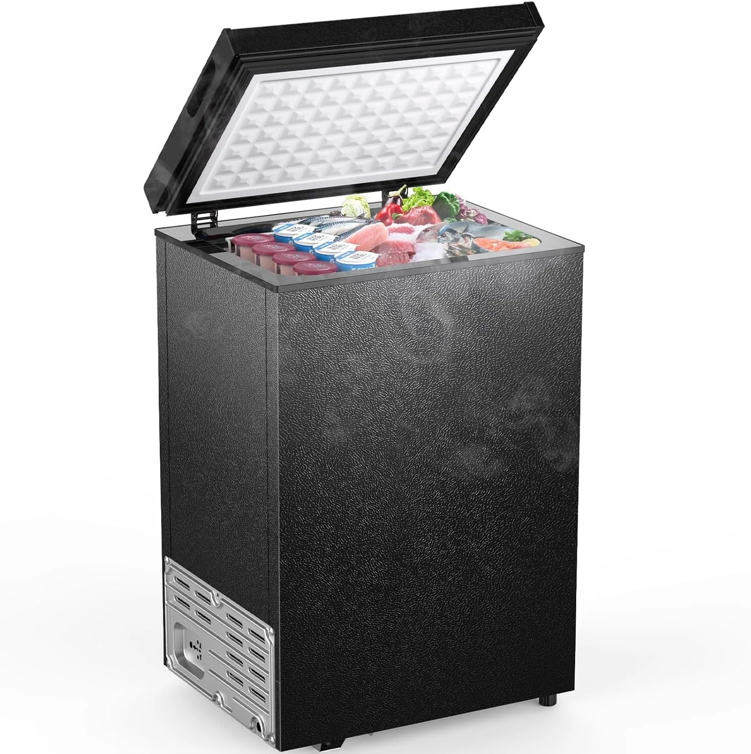 Kismile 7.0/3.5 Cubic Feet Chest Freezer with Removable Basket Free Standing - Image 31