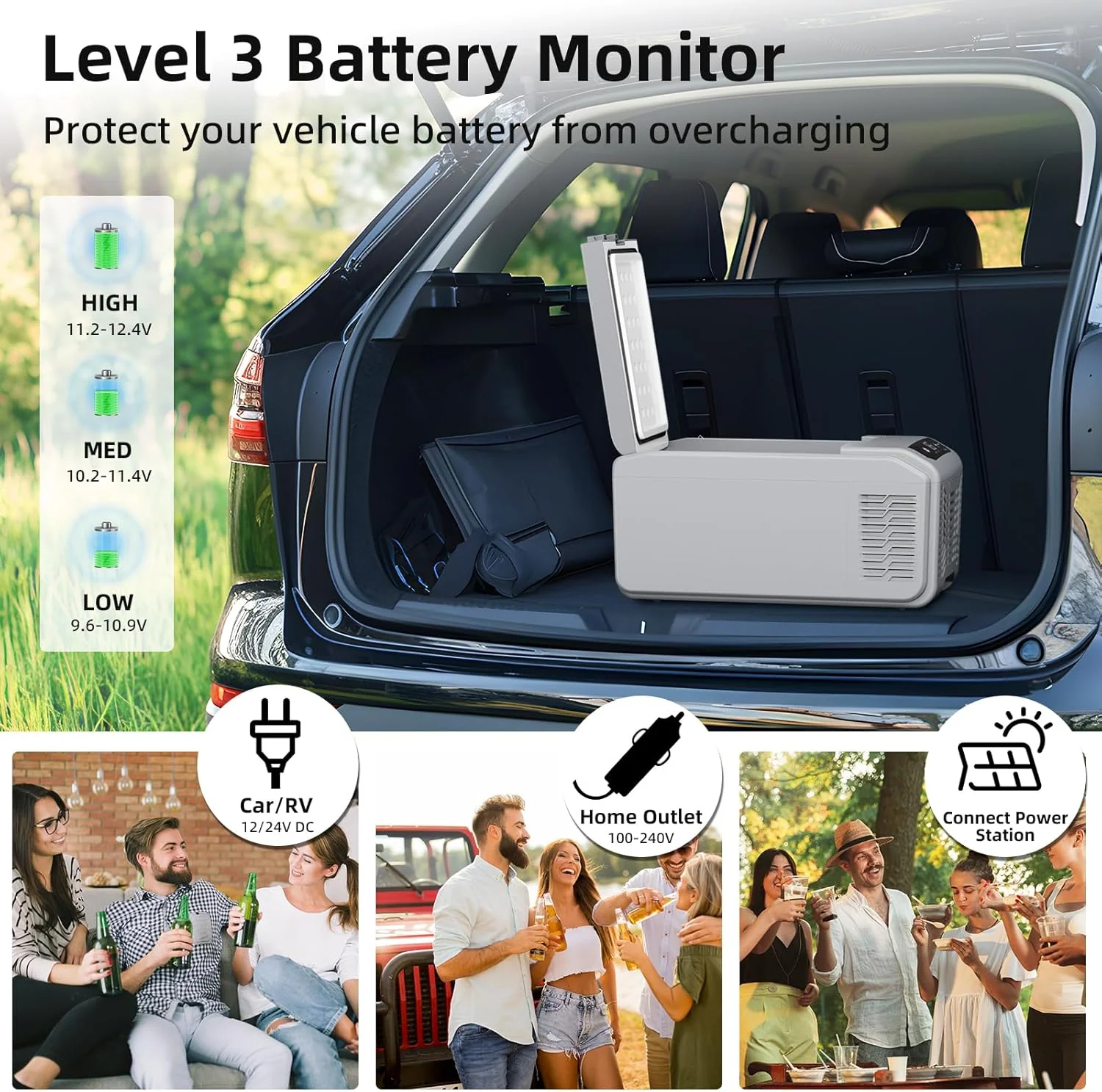 Kismile Car Refrigerator 12 Volt Mini Fridge - Image 5