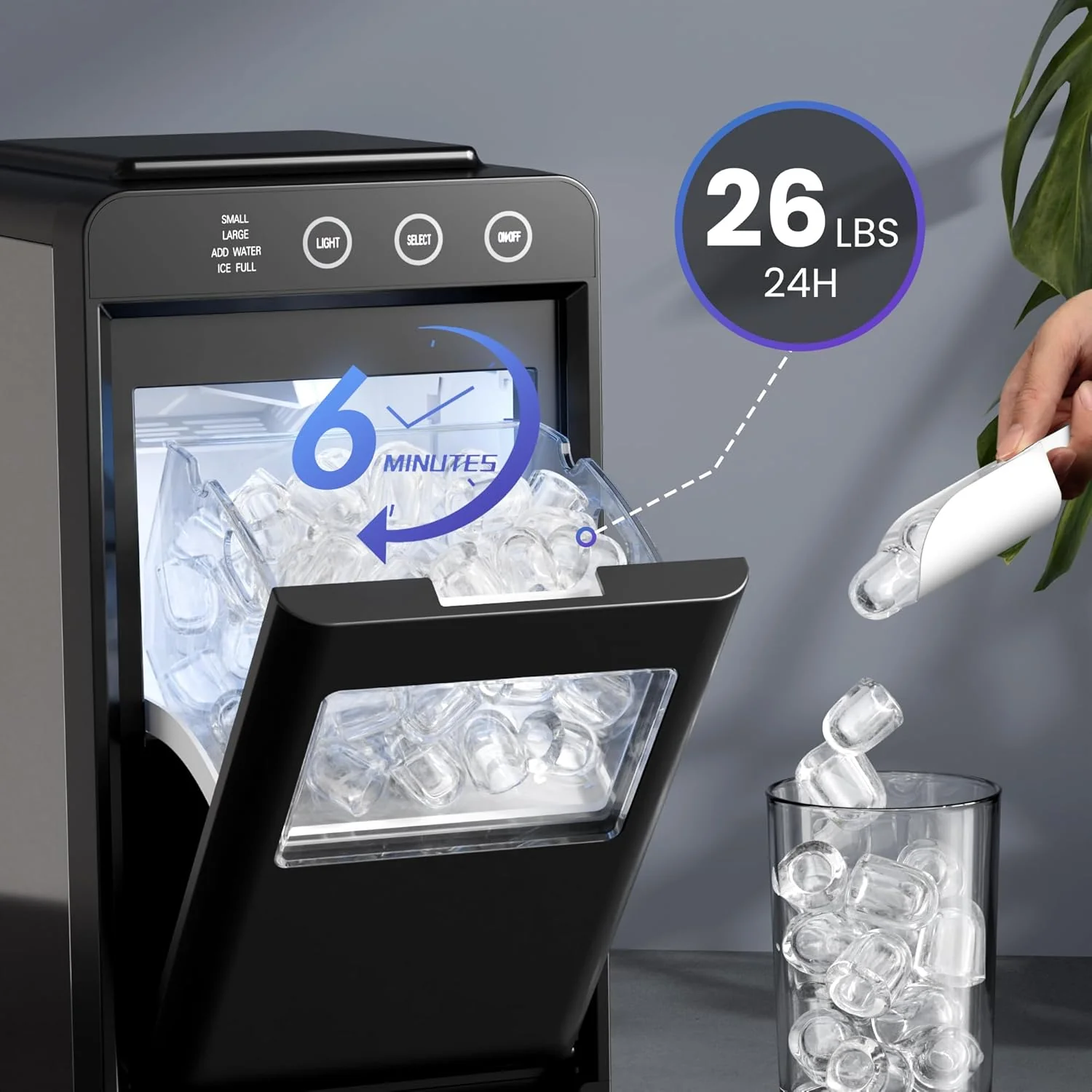 Kismile Clear Square Ice Cubes Maker 58003RIM0 - Image 15