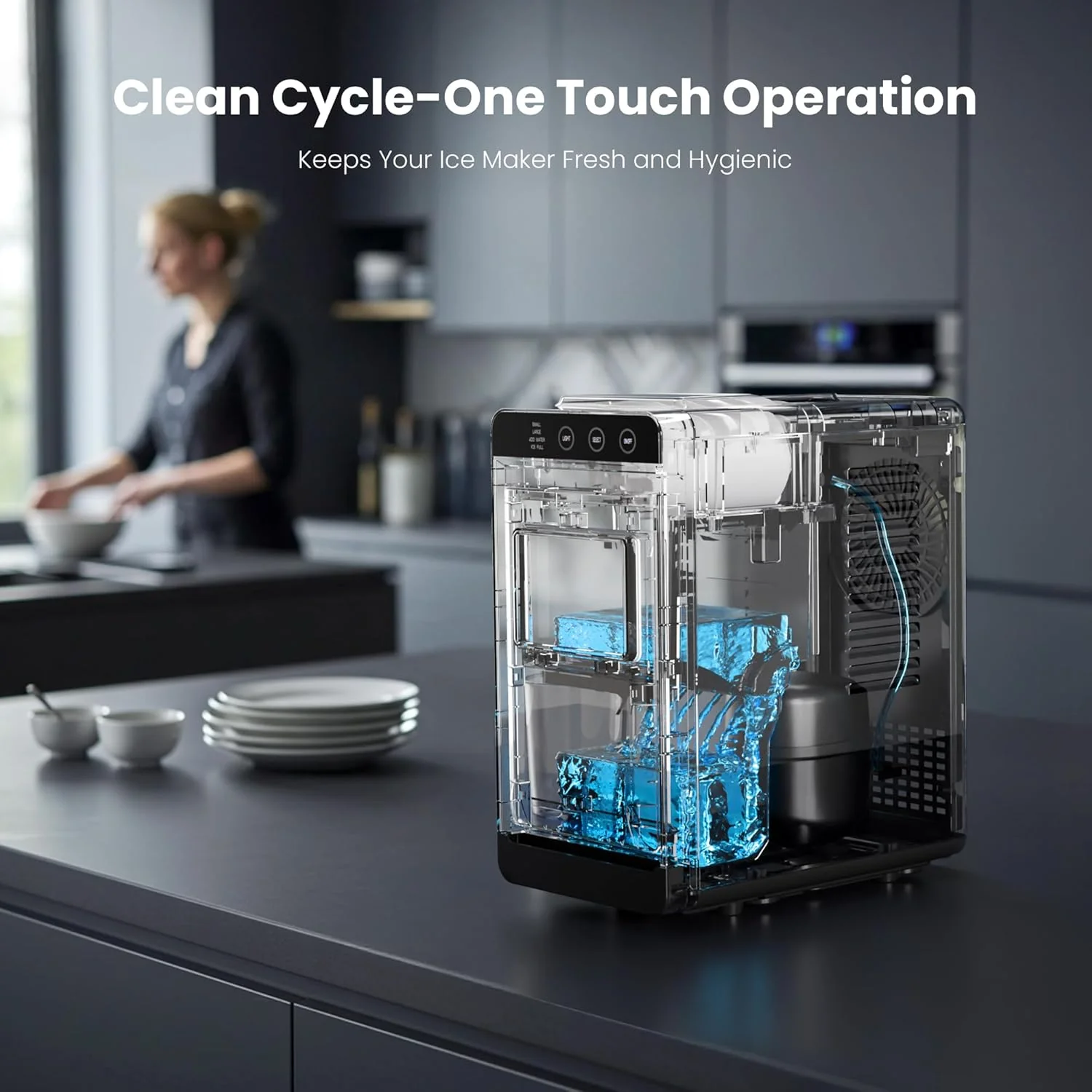 Kismile Clear Square Ice Cubes Maker 58003RIM0 - Image 17