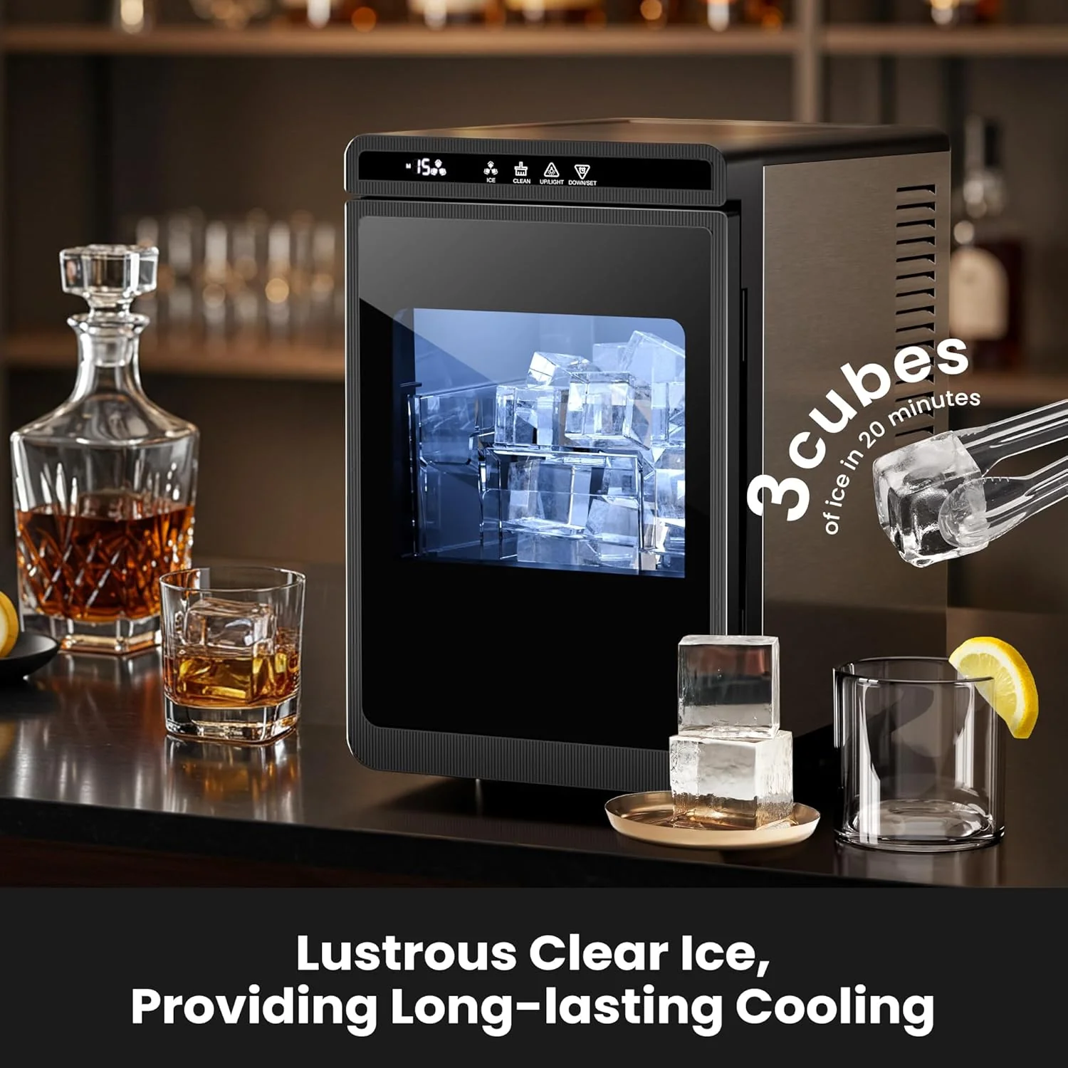 Kismile Clear Square Ice Cubes Maker 58003RIM0 - Image 2