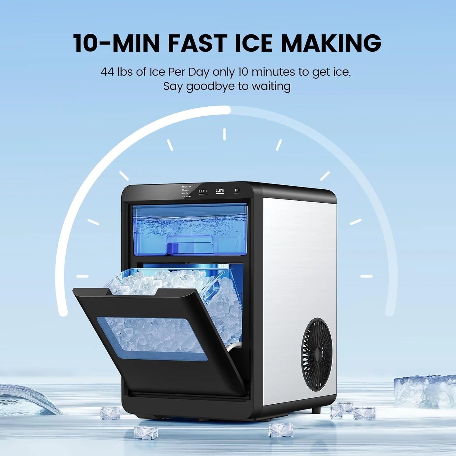 Kismile Clear Square Ice Cubes Maker 58003RIM0 - Image 9