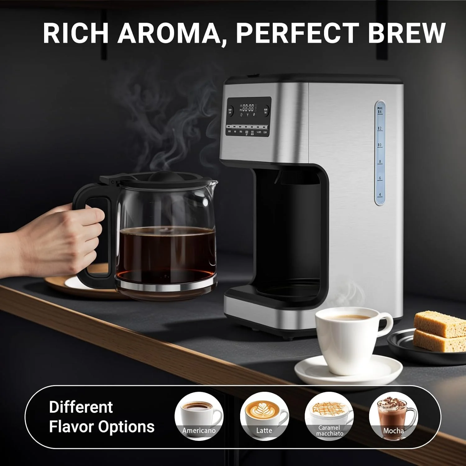 Kismile Coffee Maker 	CM3751S - Image 4