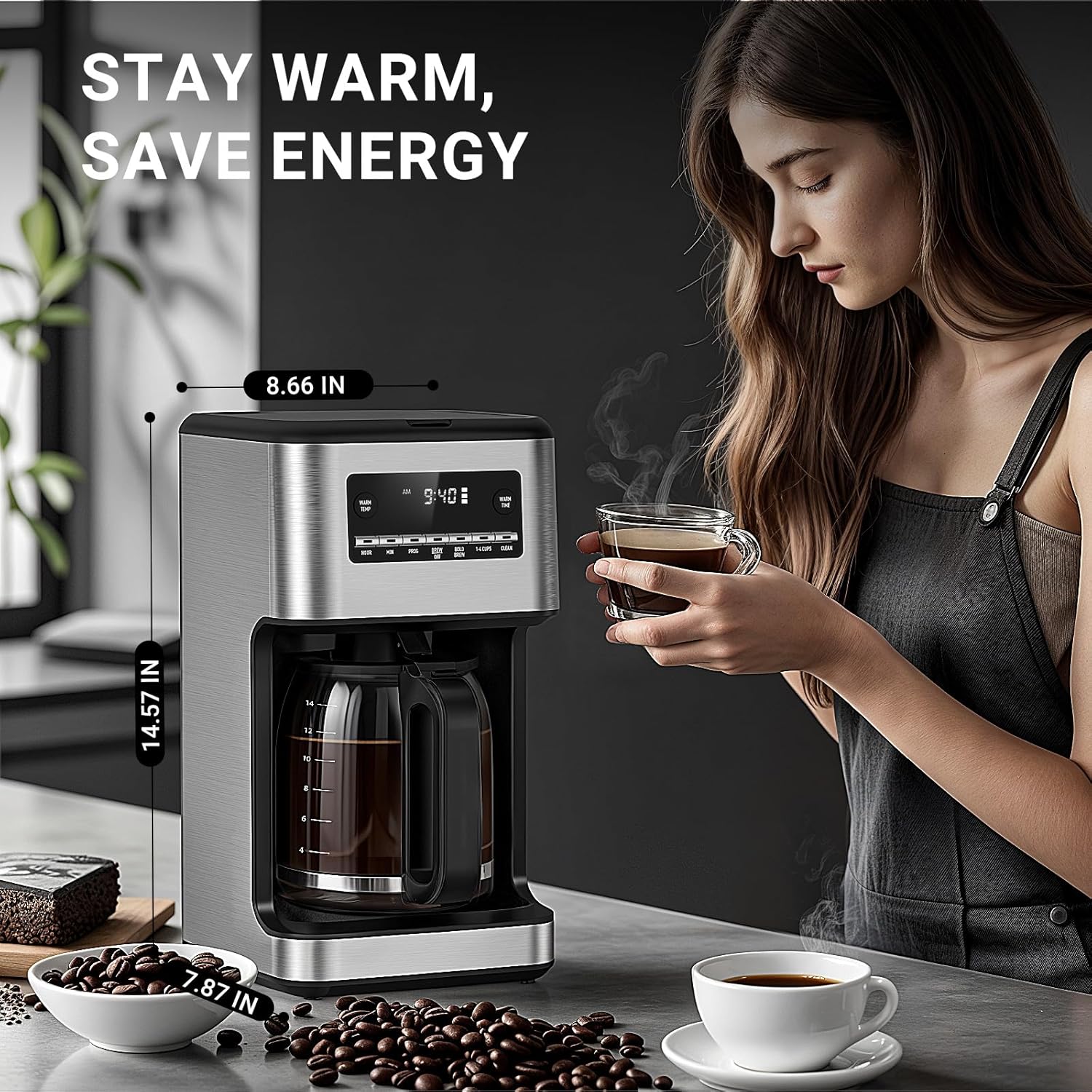 Kismile Coffee Maker 	CM3751S - Image 7