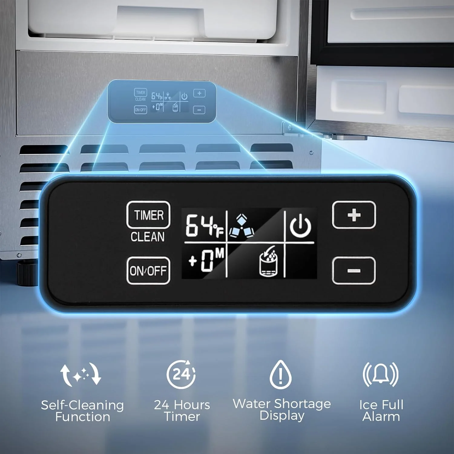 Kismile Commercial Under Counter Built-in Nugget Ice Maker Z5830N - Image 10