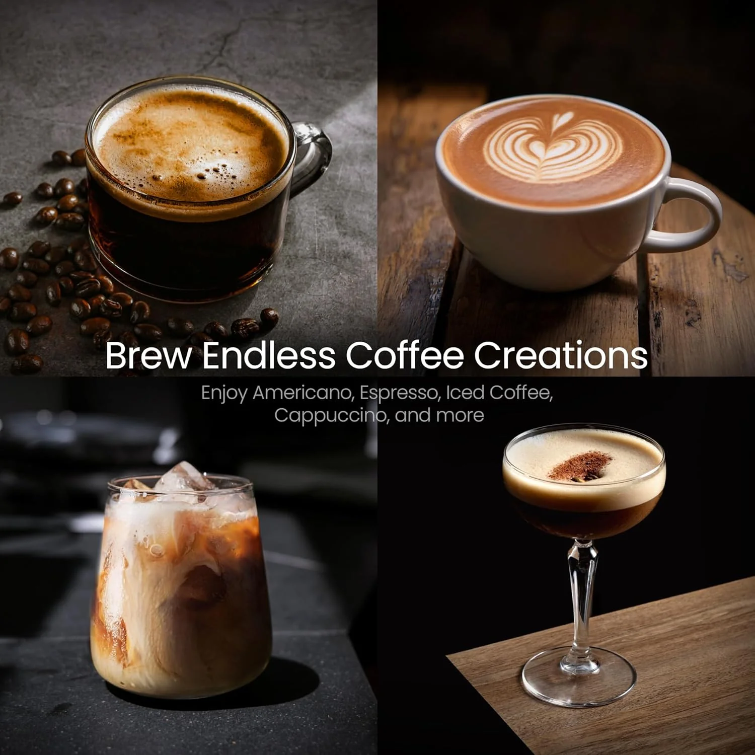 Kismile Espresso Coffee Maker Machine 20 Bar, with Milk Frother Steam Wand CM8032 - Image 28