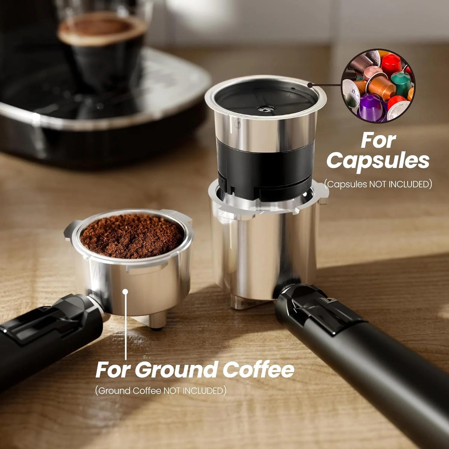 Kismile Espresso Machine, Semi-Automatic Coffee Maker with Bean Grinder and Milk Frother Steam Wand - Image 20