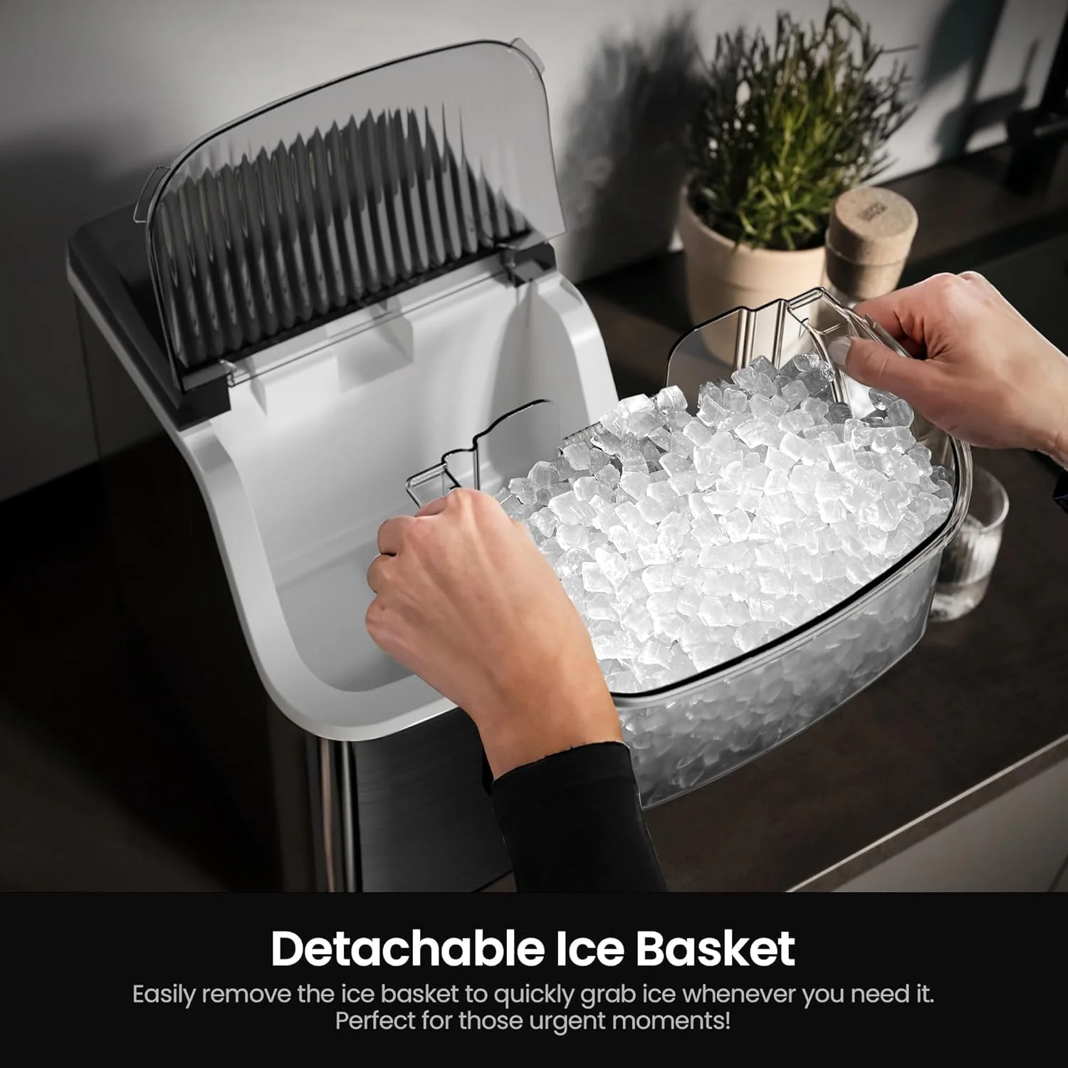 Kismile Nugget Countertop Ice Maker Z5815NB - Image 10