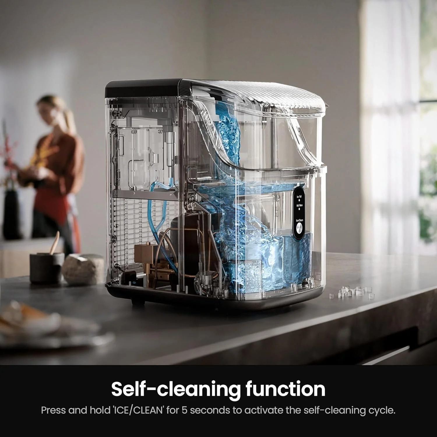Kismile Nugget Countertop Ice Maker Z5815NB - Image 11