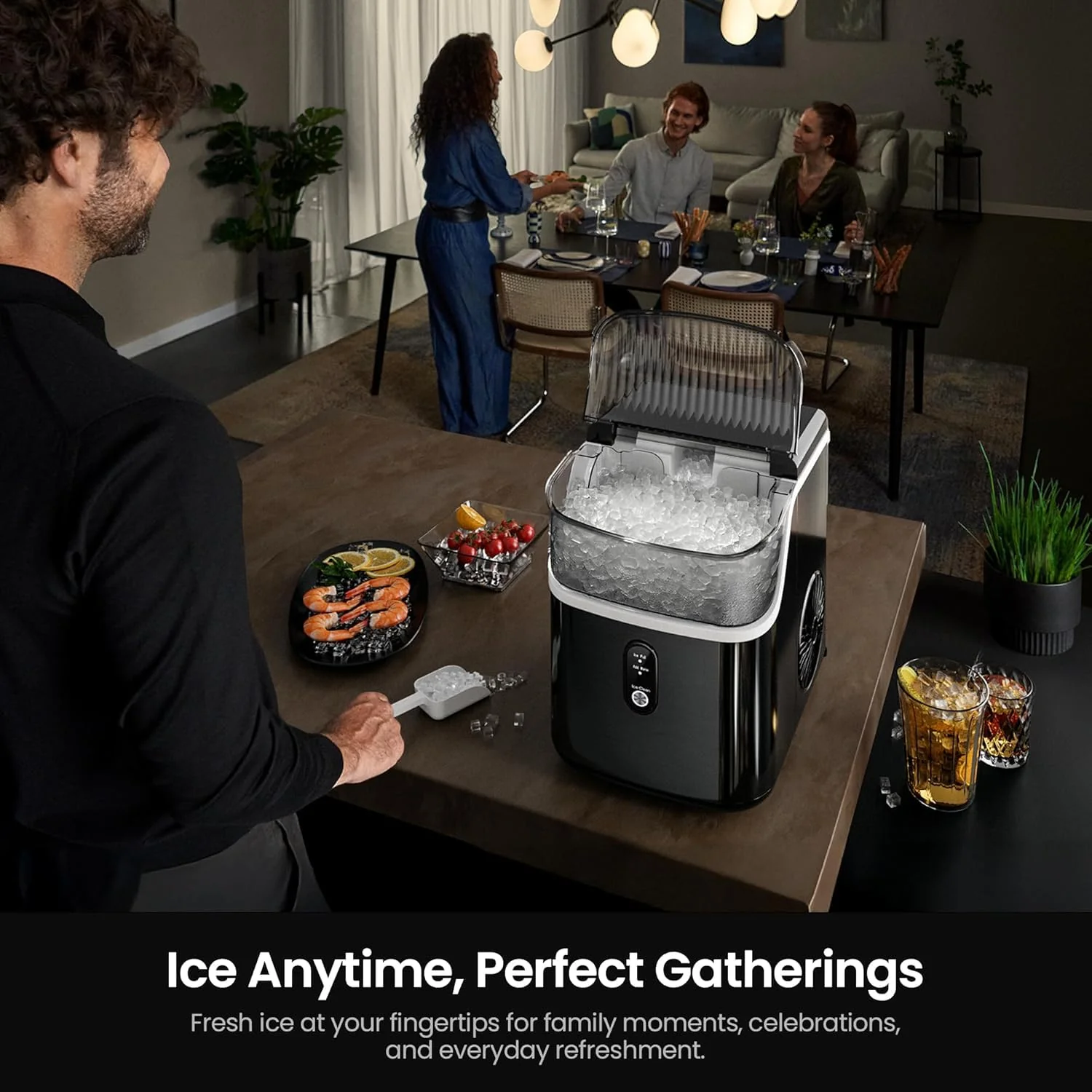 Kismile Nugget Countertop Ice Maker Z5815NB - Image 12