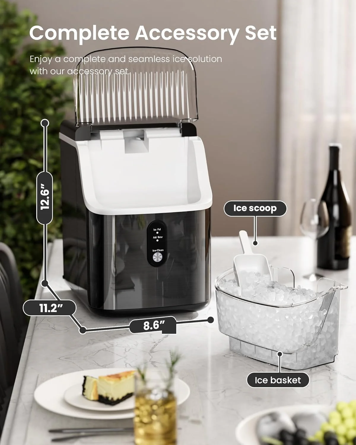 Kismile Nugget Countertop Ice Maker Z5815NB - Image 19