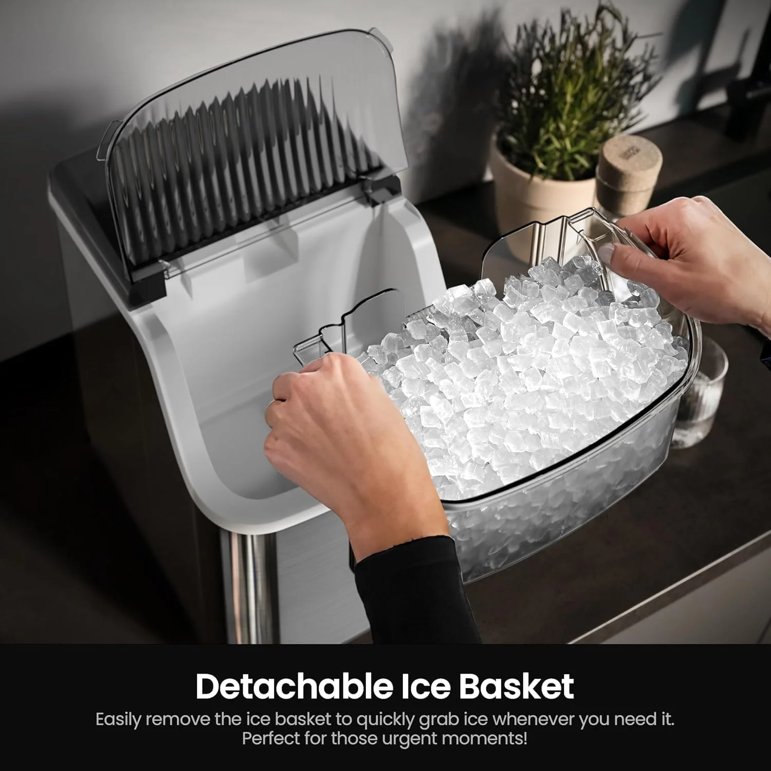 Kismile Nugget Countertop Ice Maker Z5815NB - Image 3