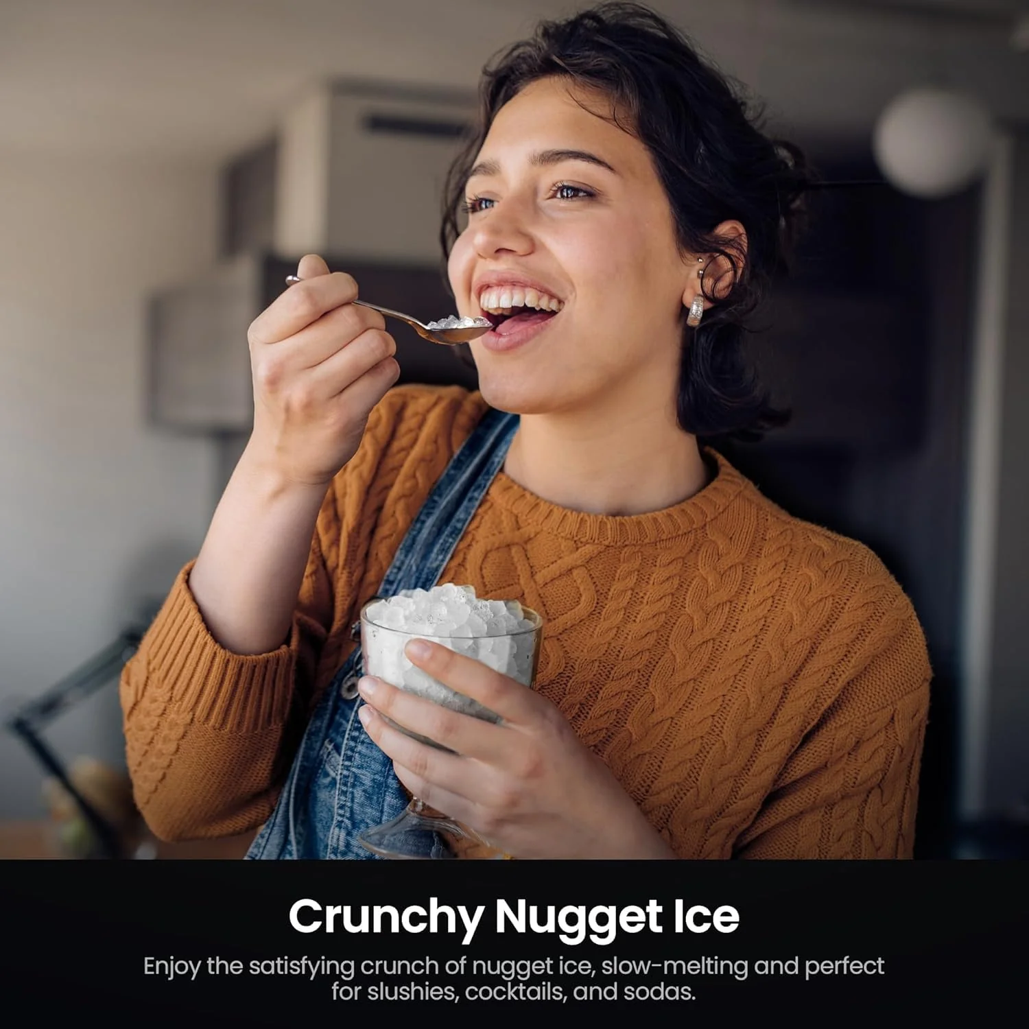 Kismile Nugget Countertop Ice Maker Z5815NB - Image 6