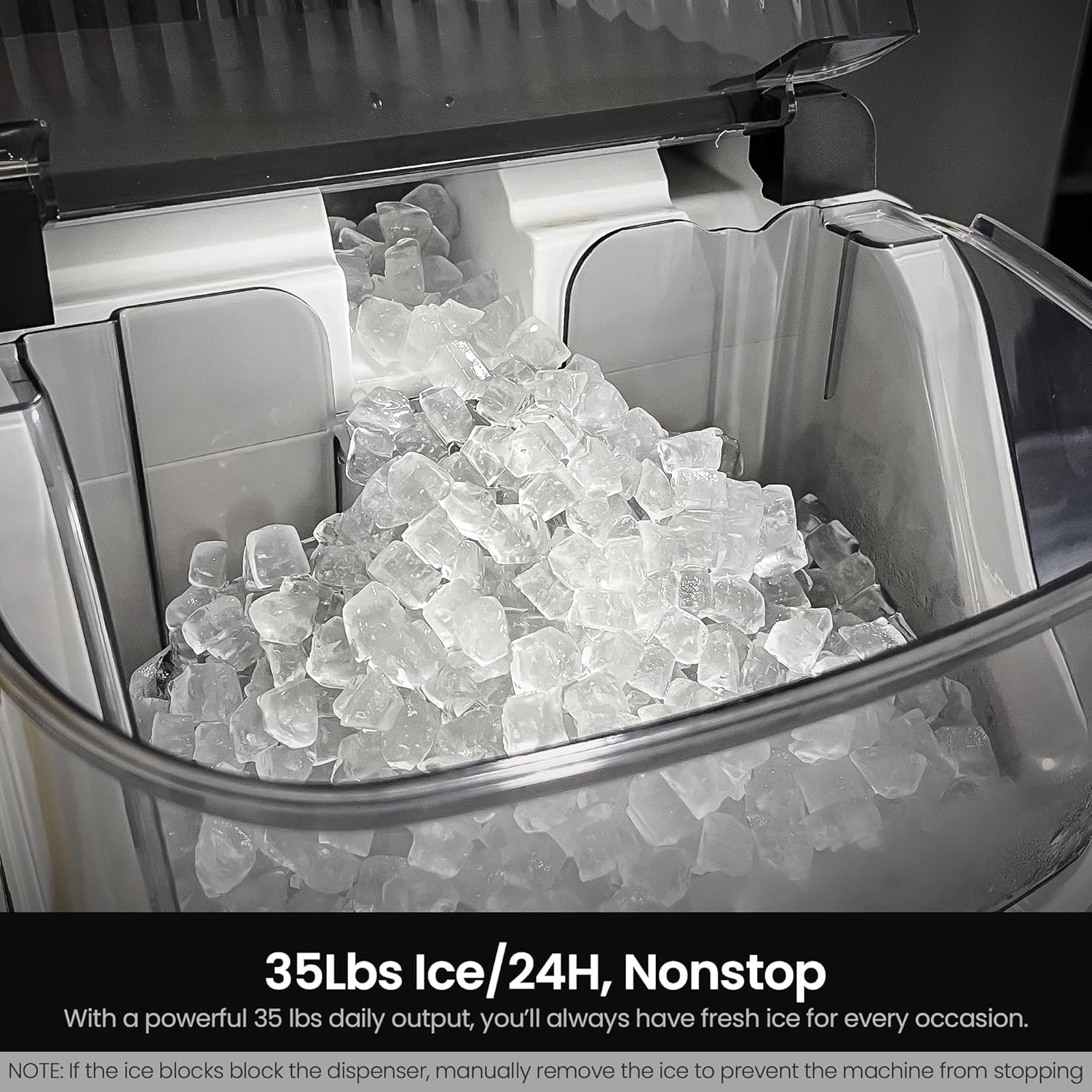 Kismile Nugget Countertop Ice Maker Z5815NB - Image 9