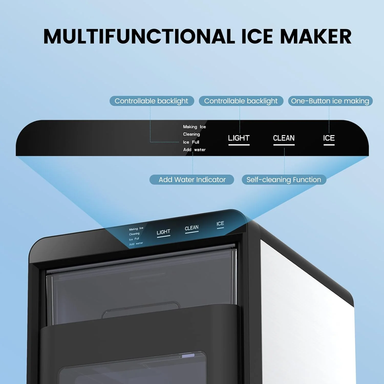 Kismile Nugget Ice Maker Countertop 58020RIM0 - Image 5