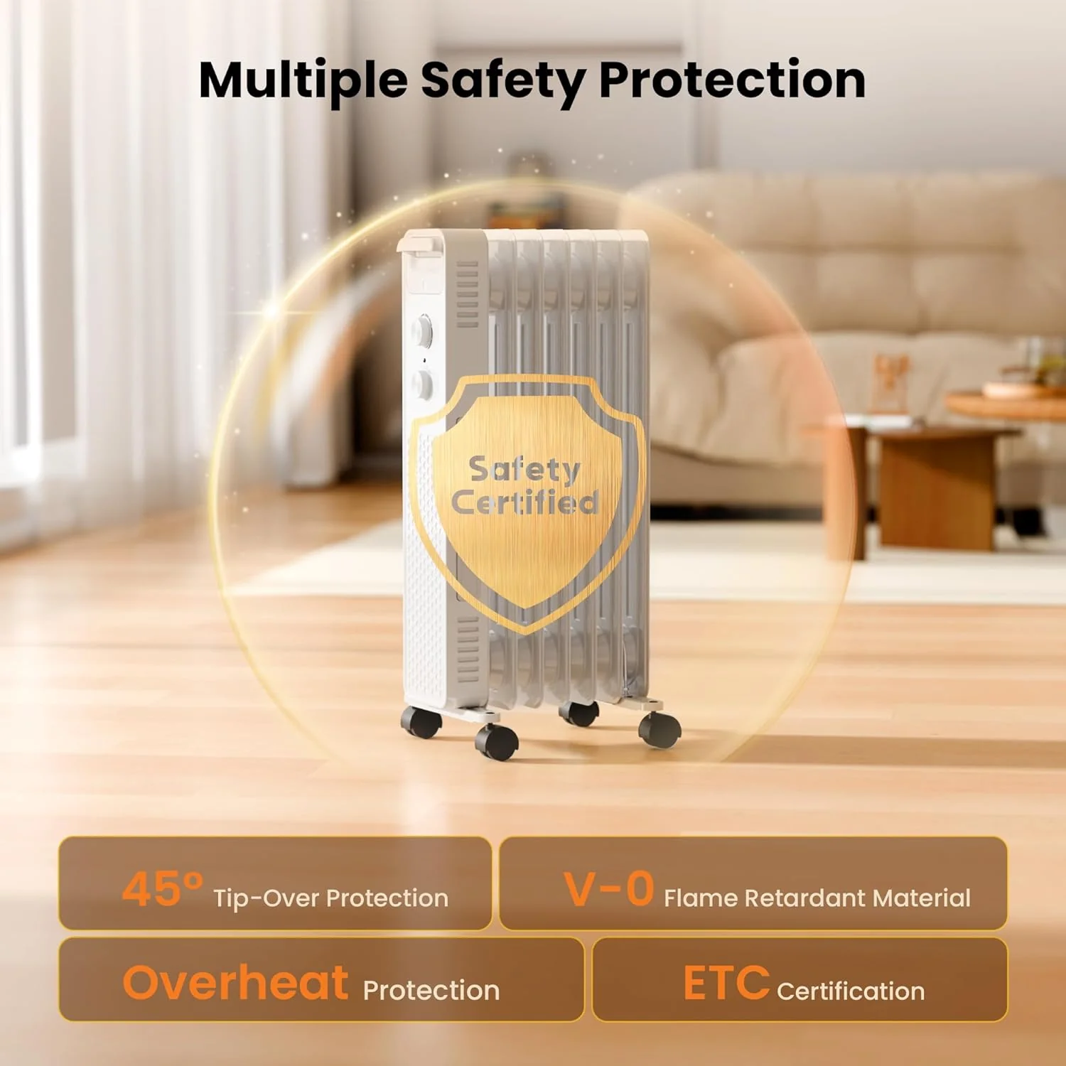 Kismile Portable Radiator Electric Heater - Image 11