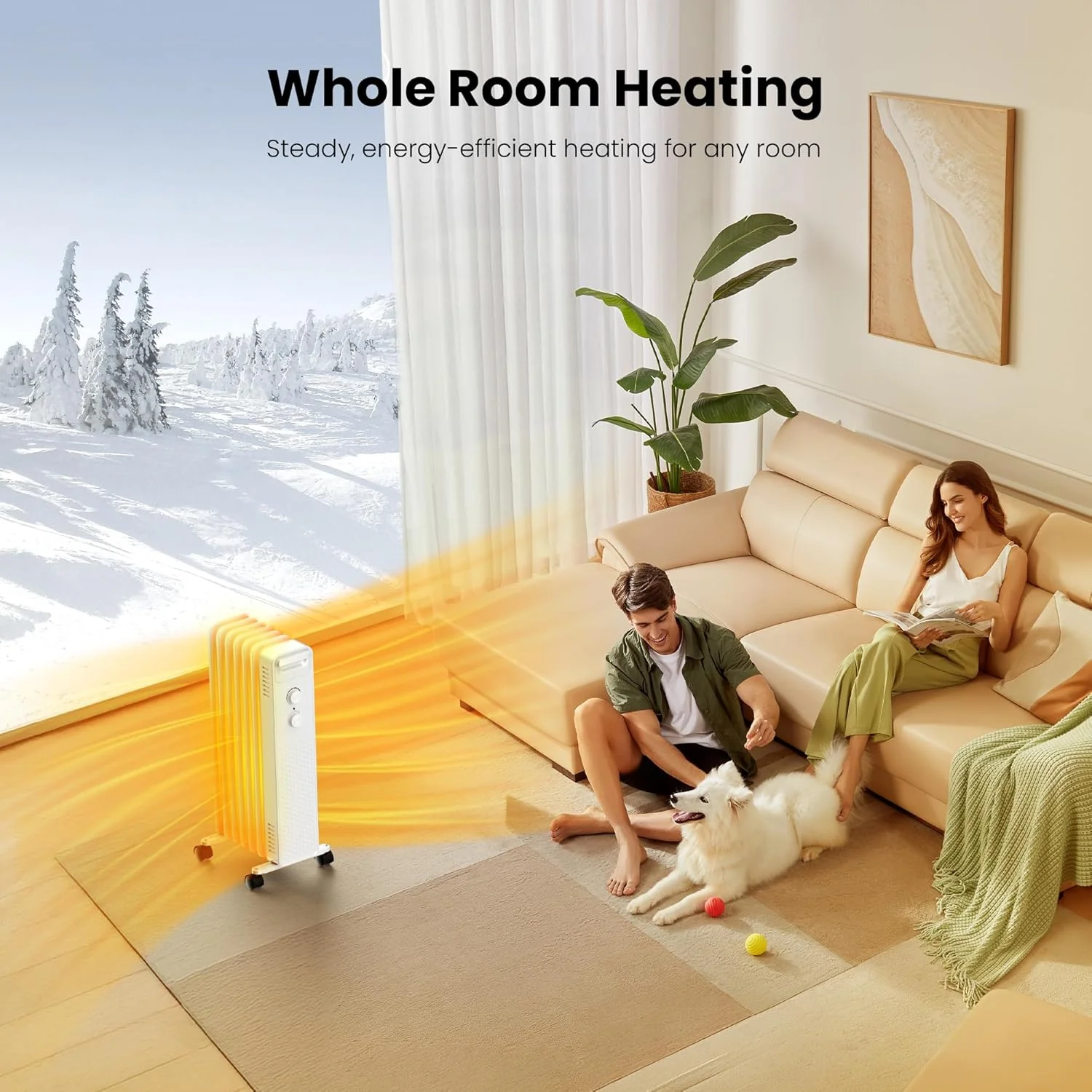 Kismile Portable Radiator Electric Heater - Image 13