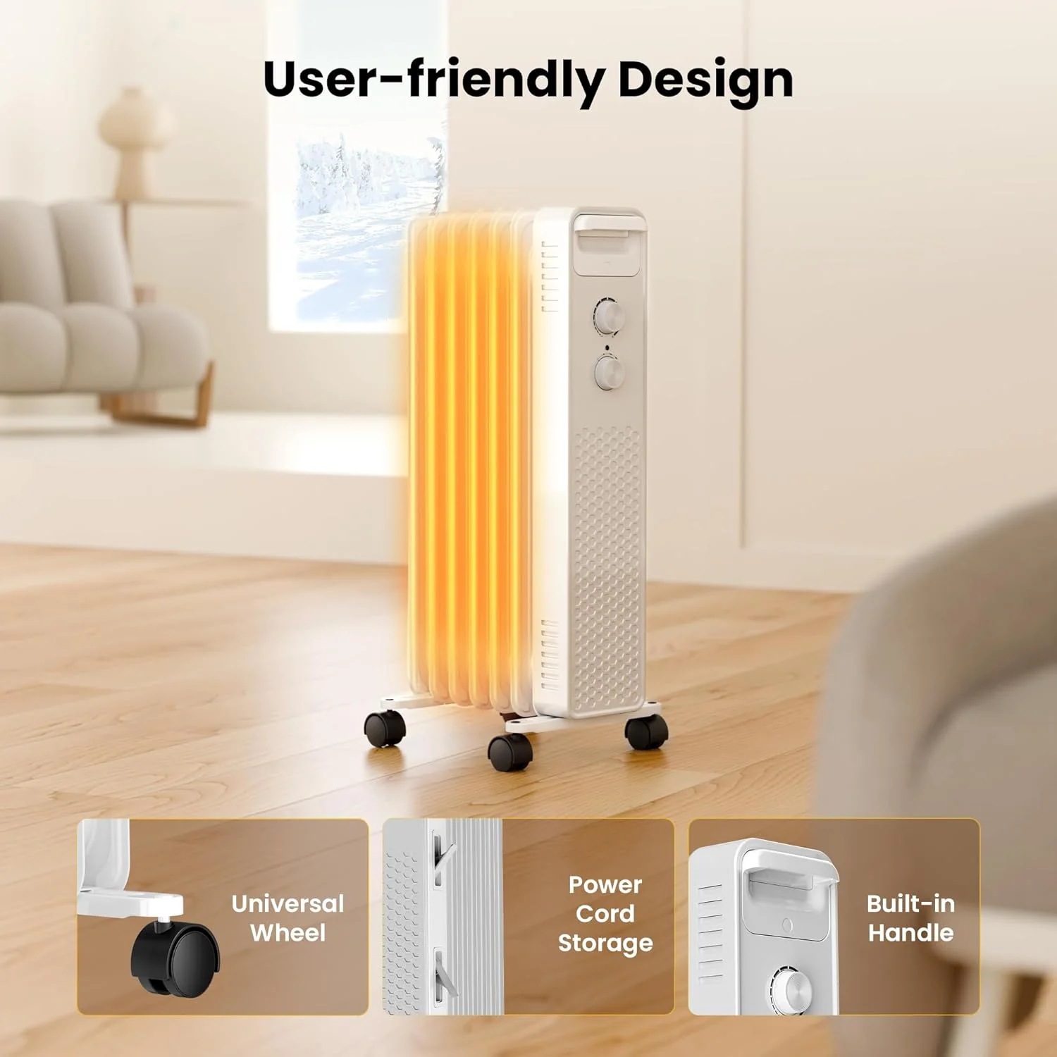 Kismile Portable Radiator Electric Heater - Image 14