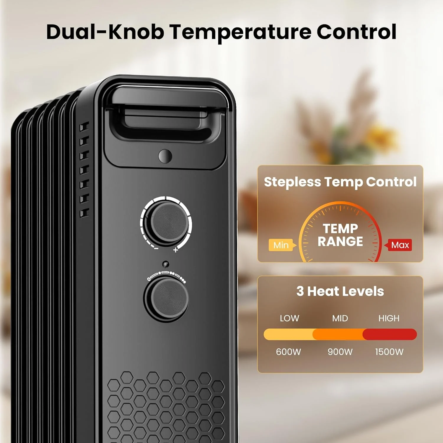 Kismile Portable Radiator Electric Heater - Image 2