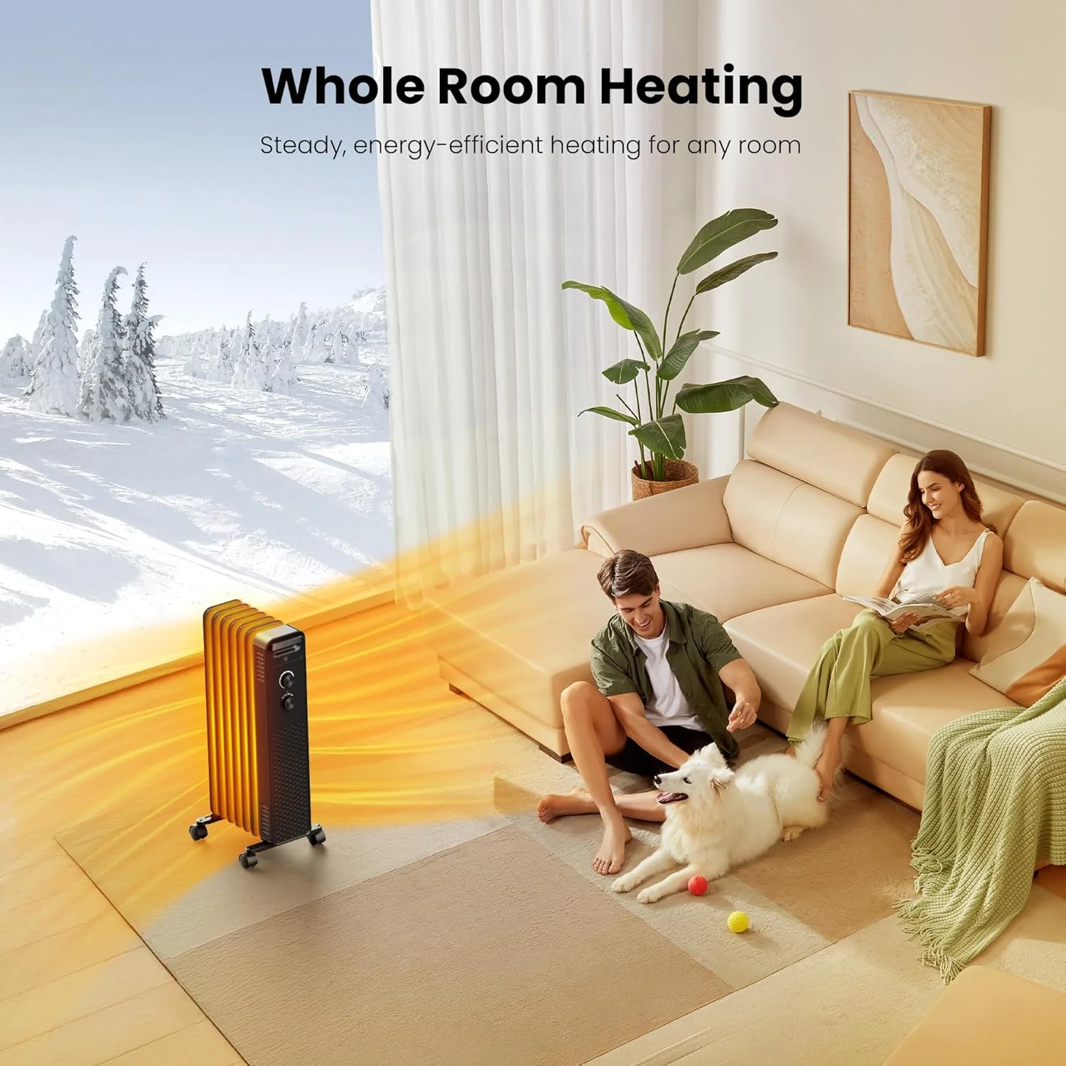 Kismile Portable Radiator Electric Heater - Image 6