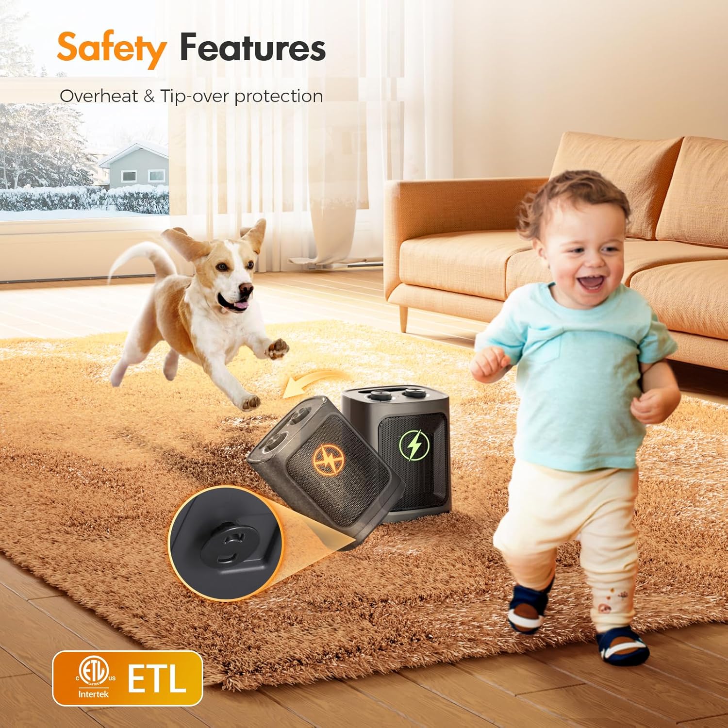 Kismile Portable Electric Space Heater Series - Image 11