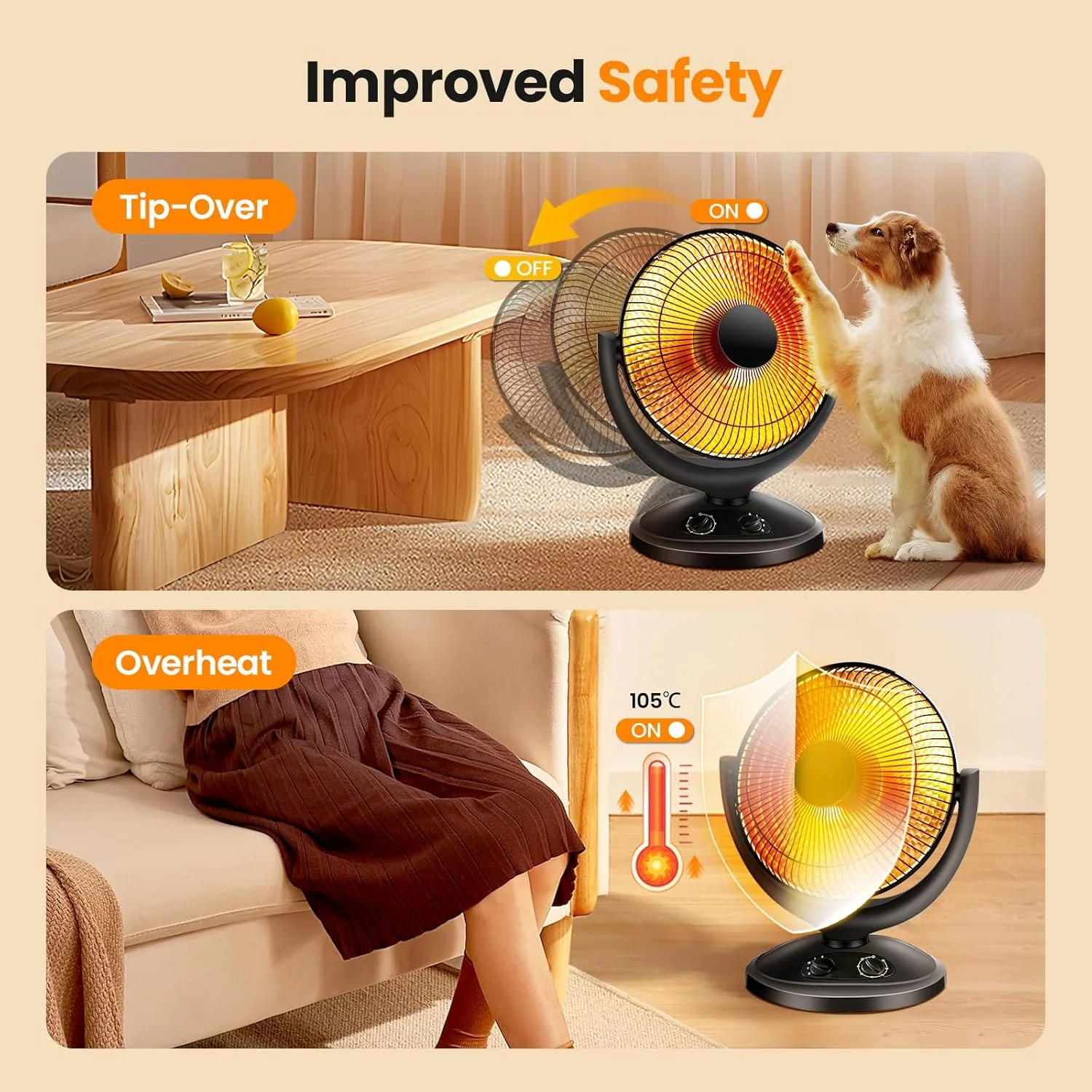 Kismile Portable Electric Space Heater Series - Image 57