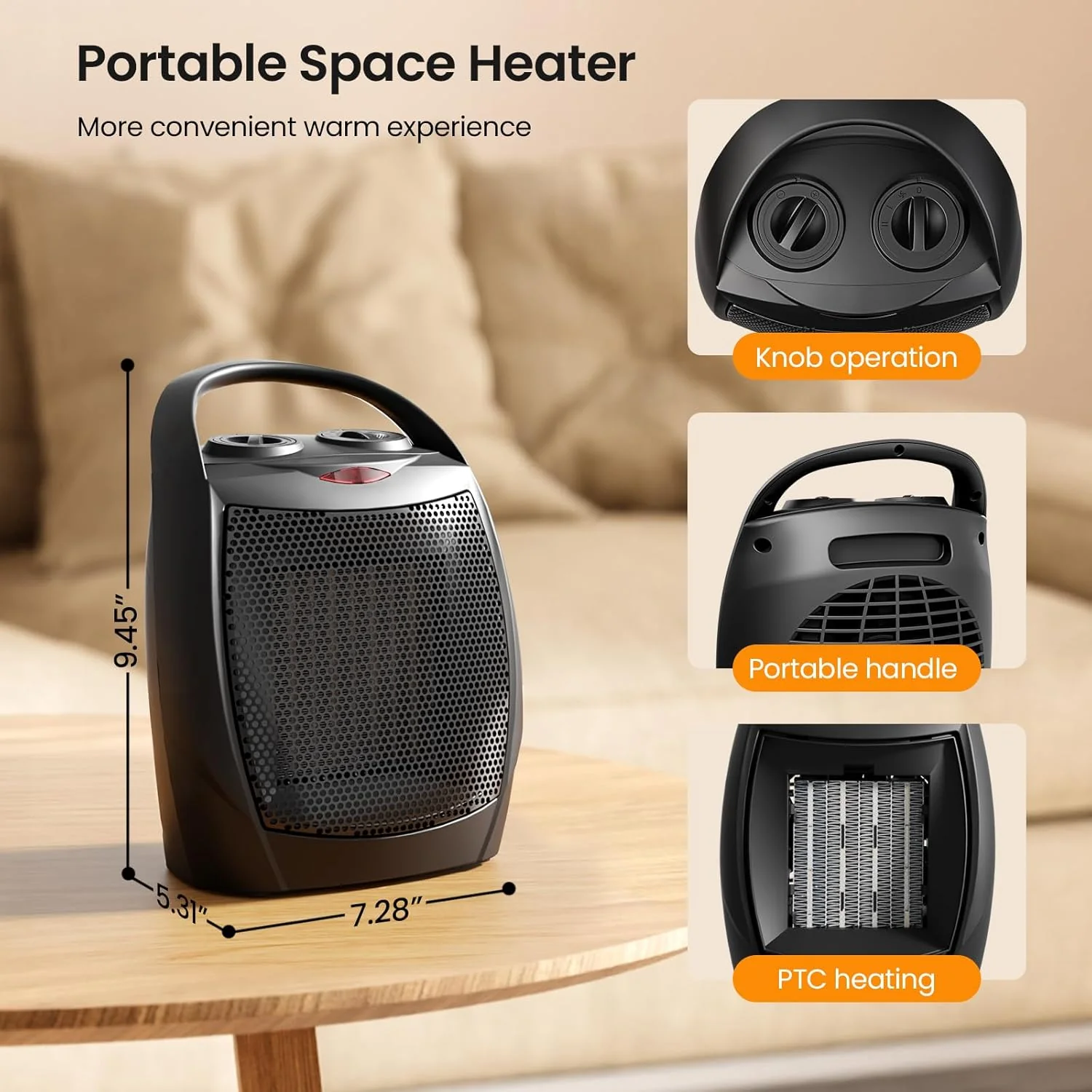 Kismile Portable Electric Space Heater Series - Image 64
