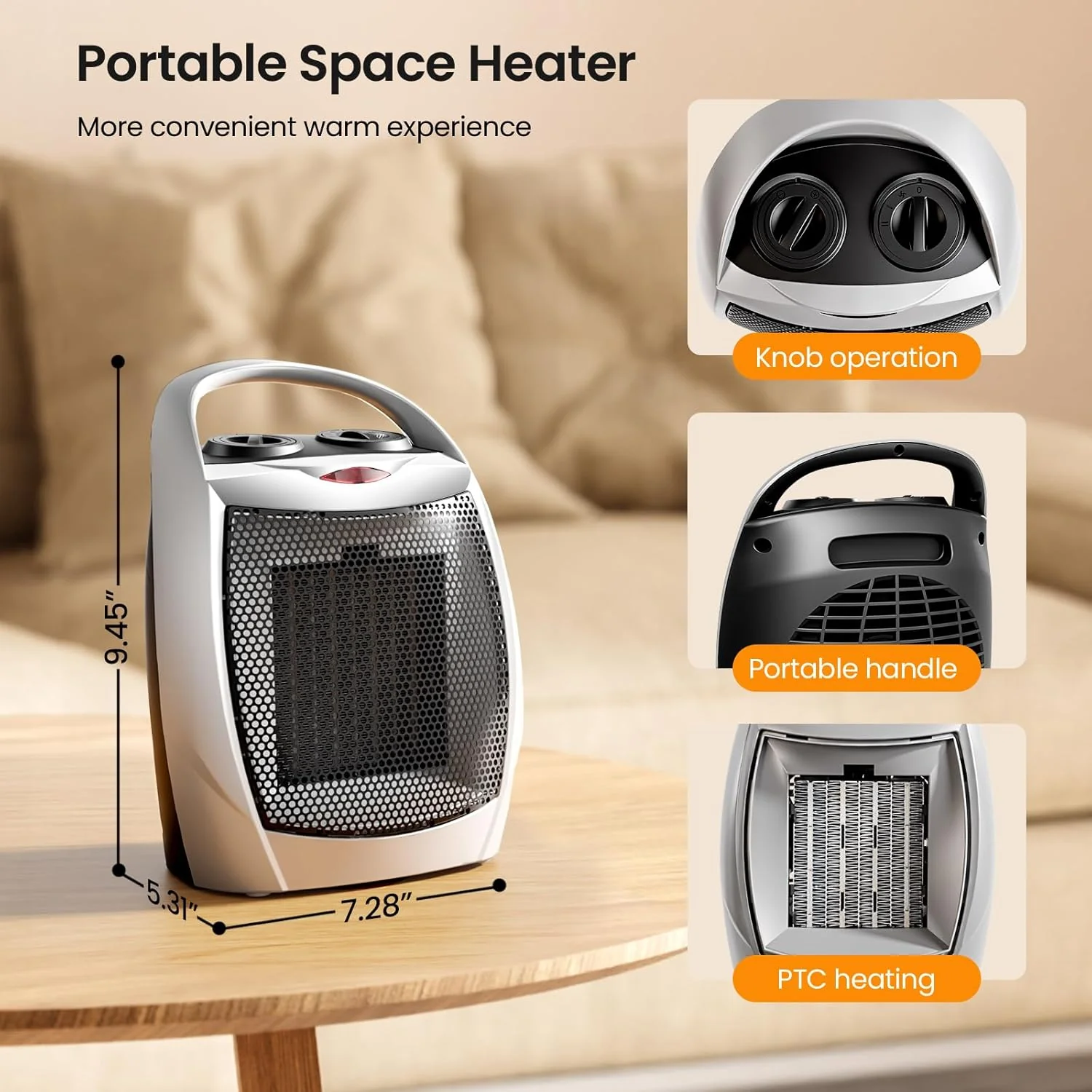Kismile Portable Electric Space Heater Series - Image 70