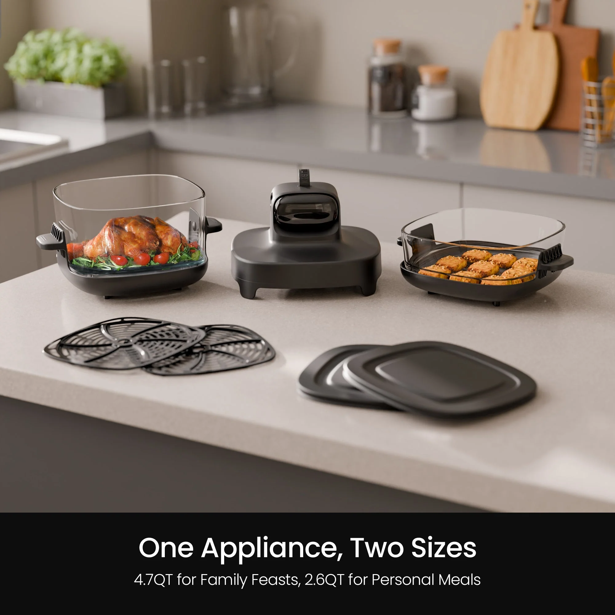 Kismile Roasti Portable Air Fryer 5-in-1 K8126 - Image 5